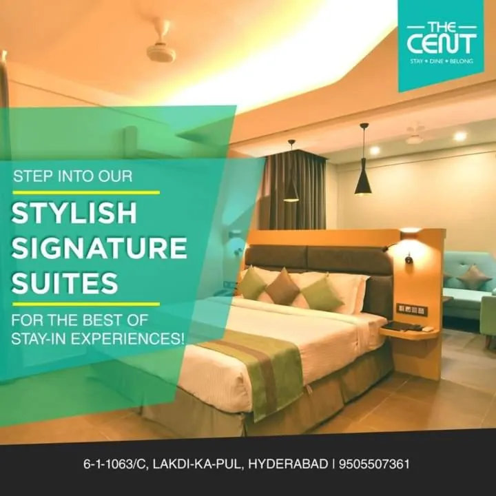 Bed in THE CENT HOTEL