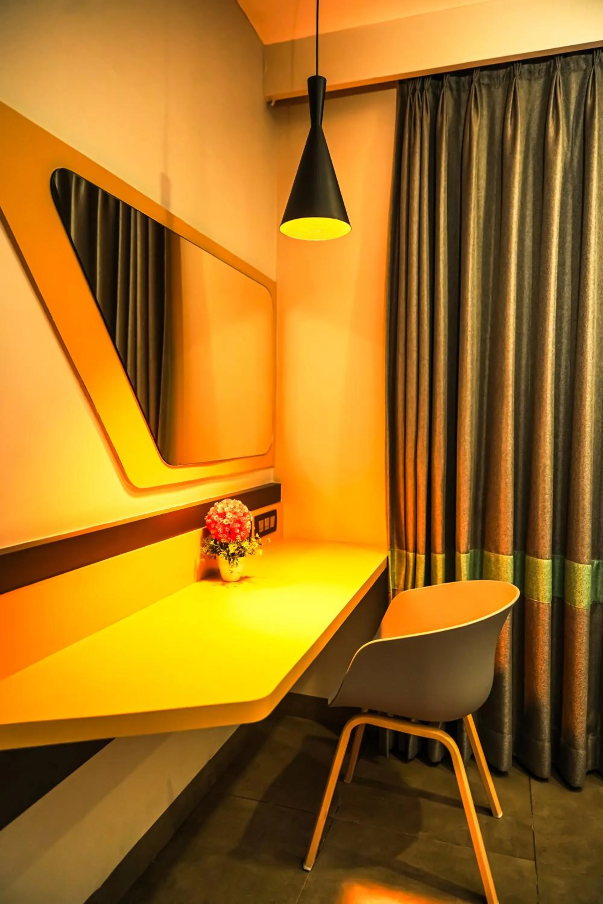 Bed in THE CENT HOTEL