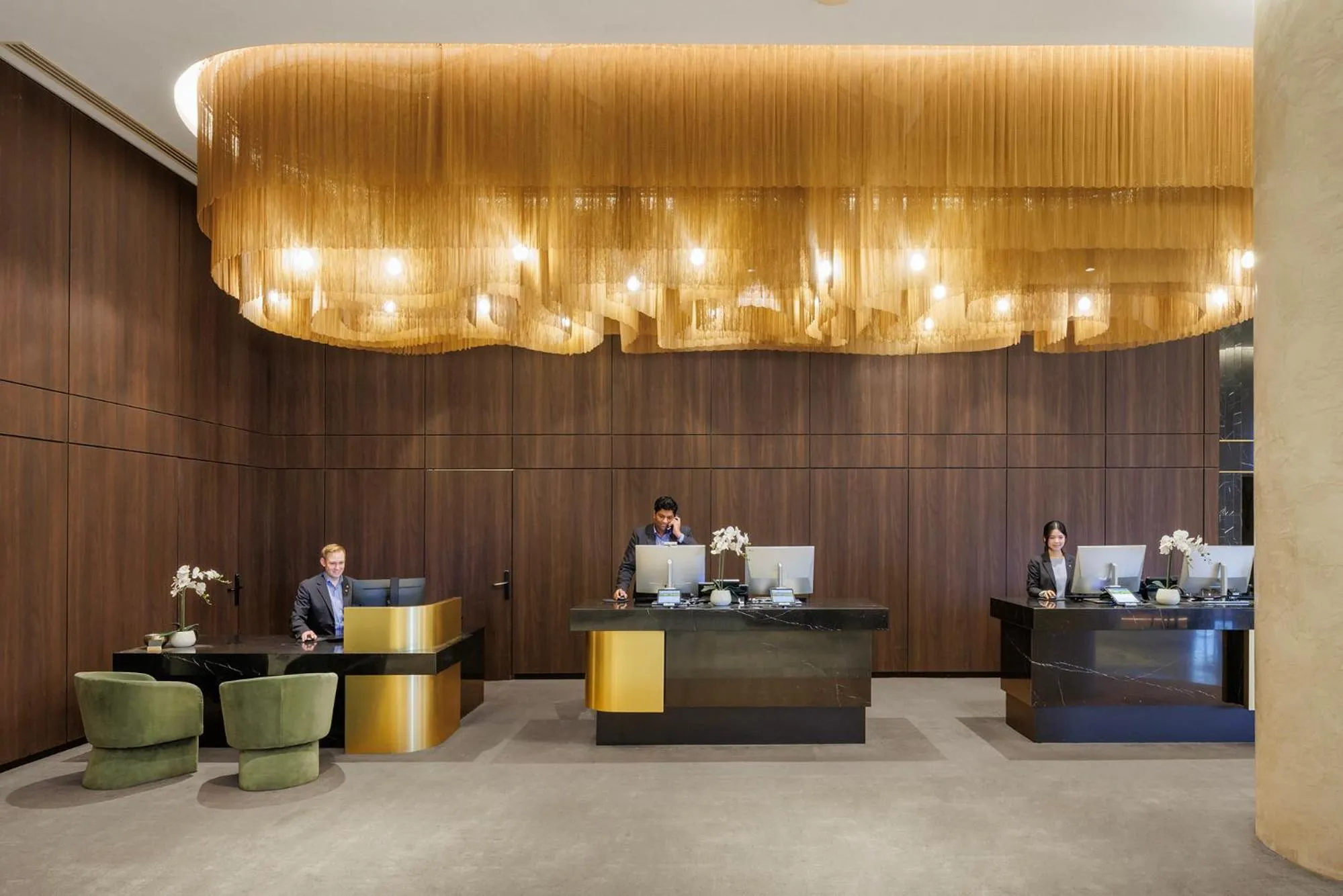 Lobby or reception in Oakwood Premier Melbourne