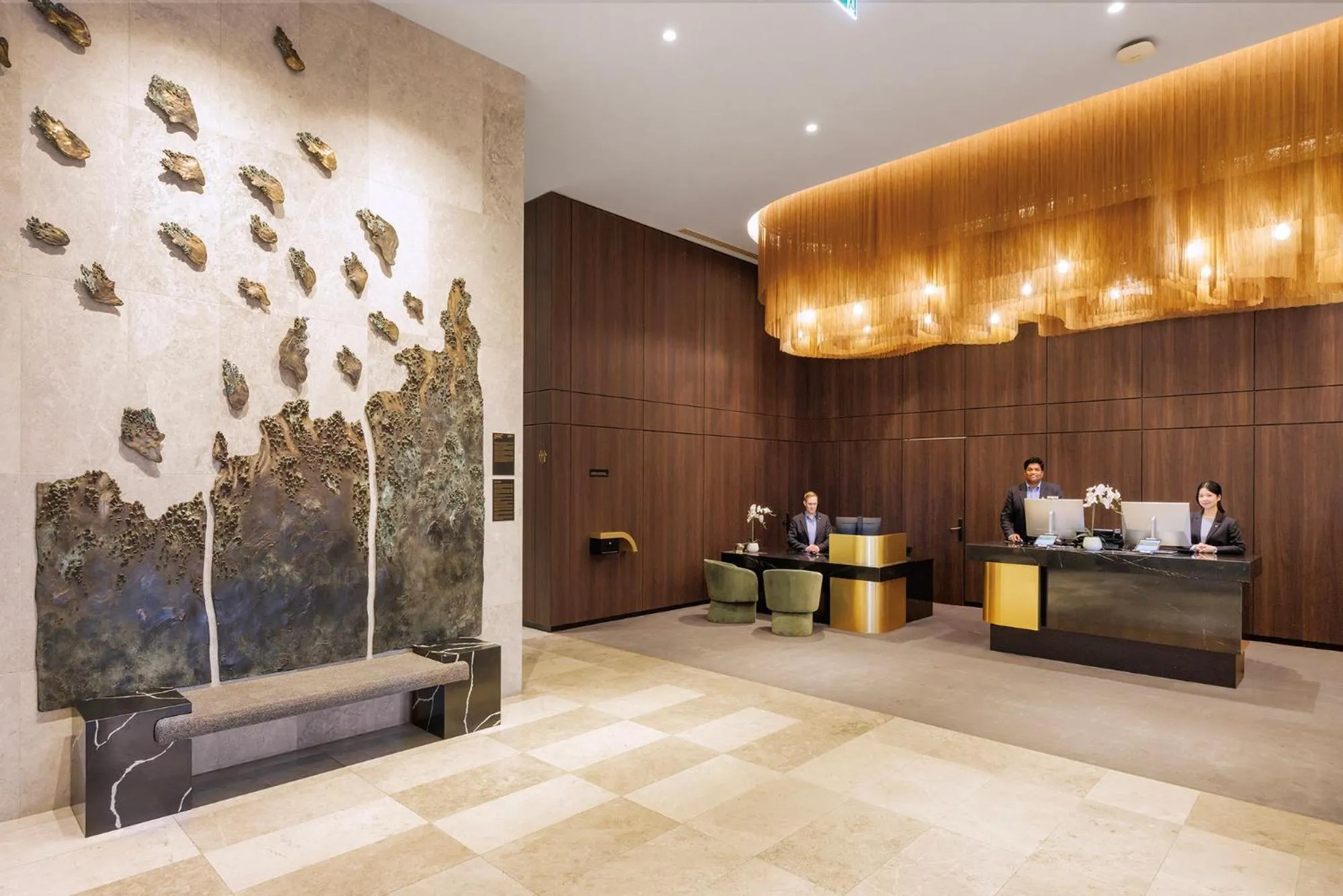 Lobby or reception in Oakwood Premier Melbourne