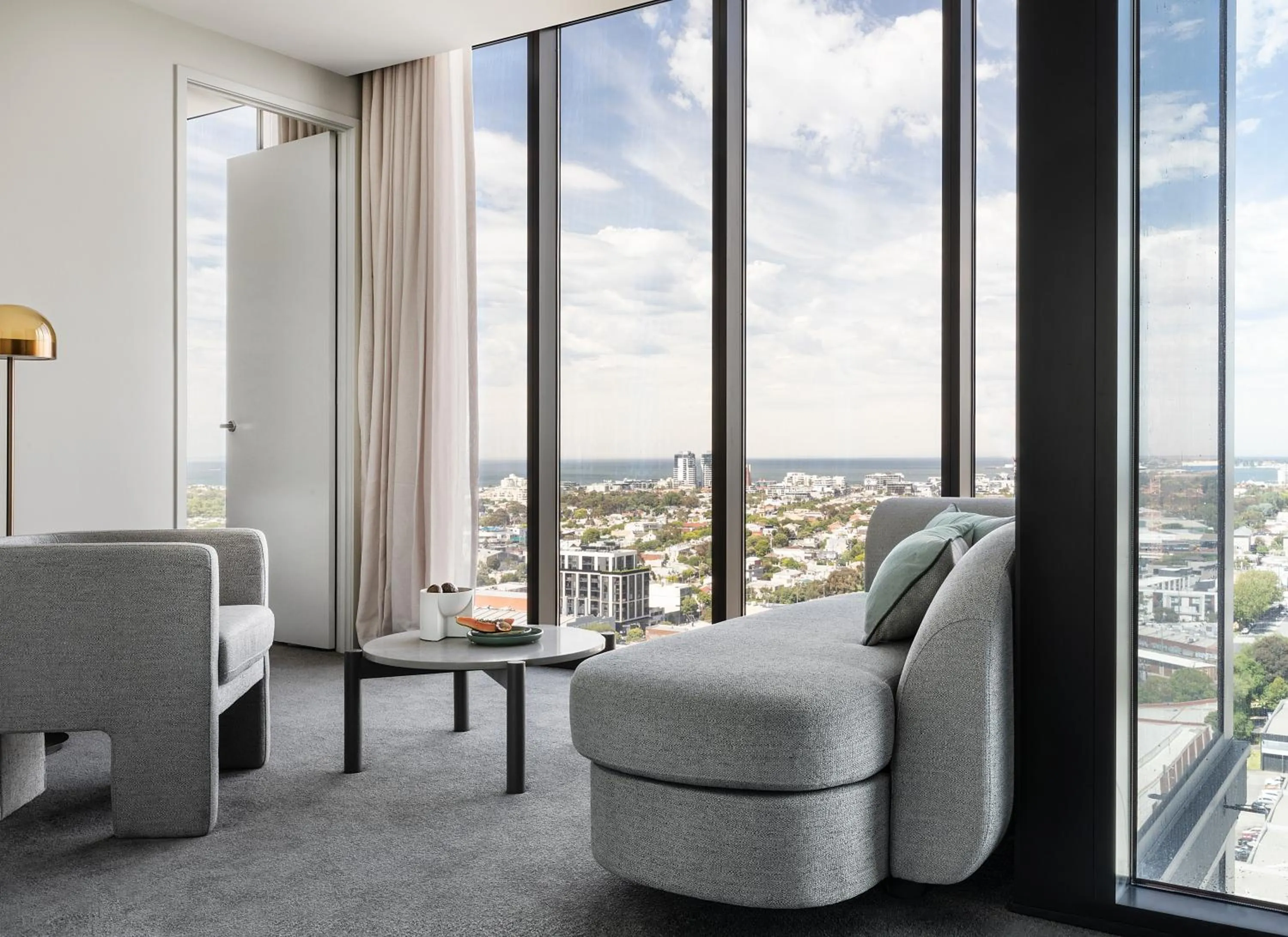 Seating area in Oakwood Premier Melbourne