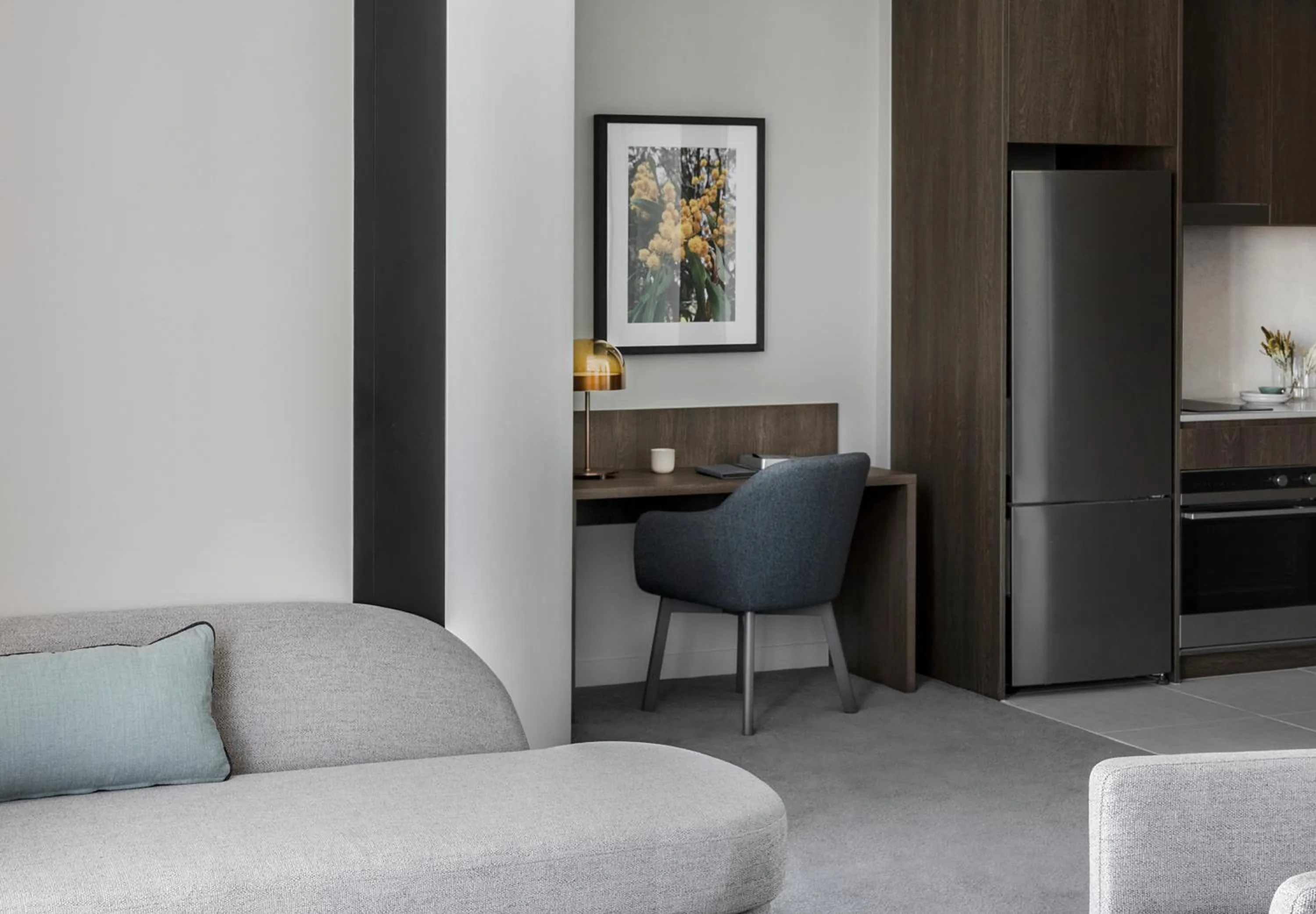 Living room in Oakwood Premier Melbourne