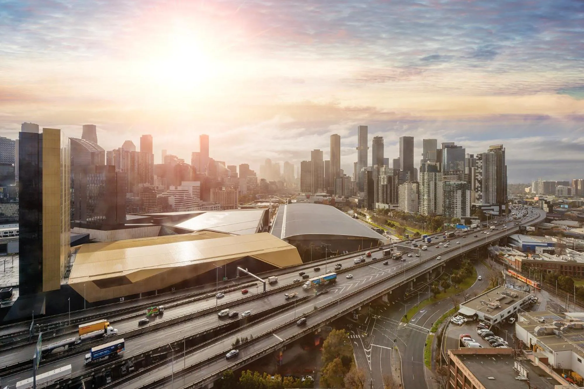 City view in Oakwood Premier Melbourne