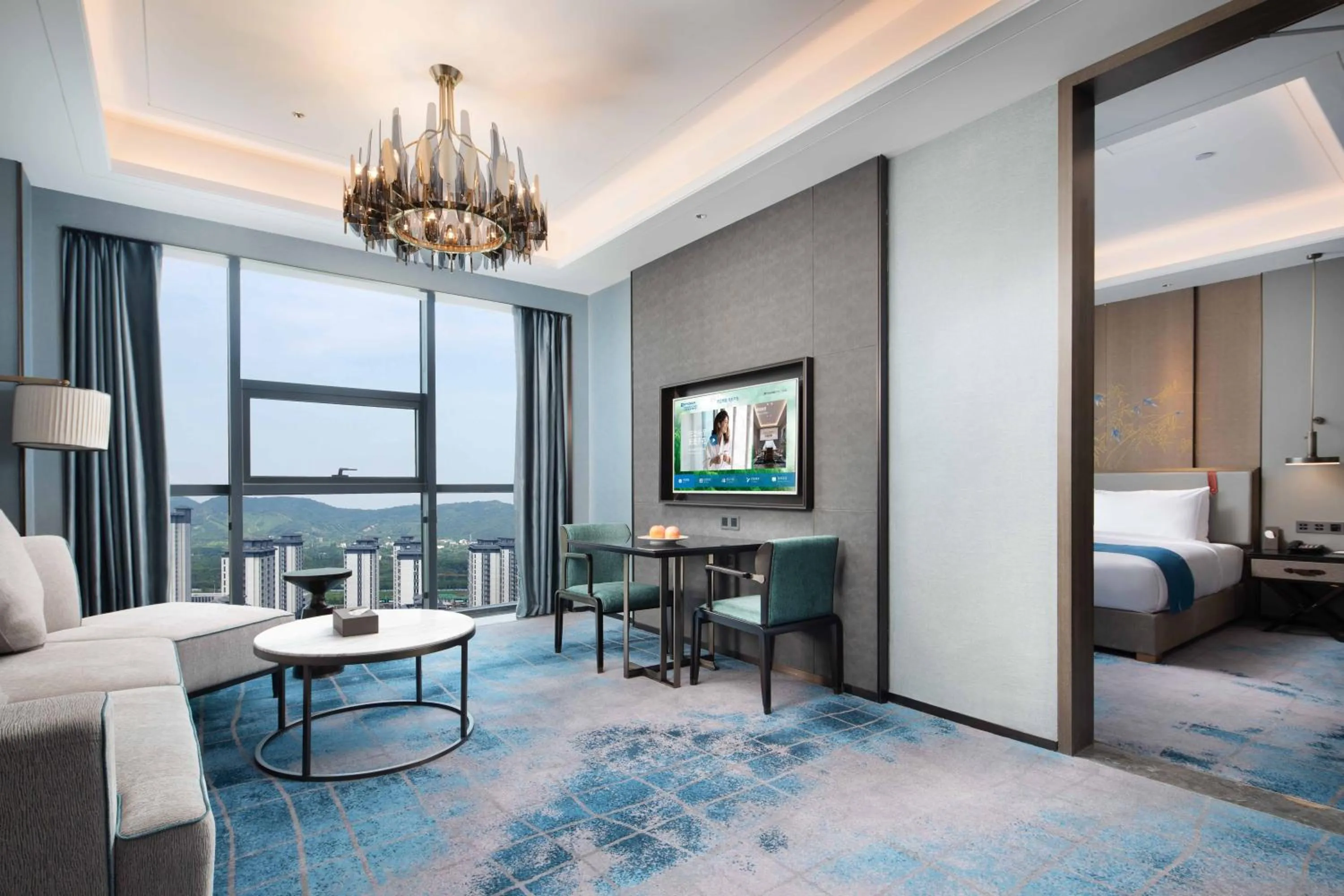 Bed in Wyndham Changzhou Liyang