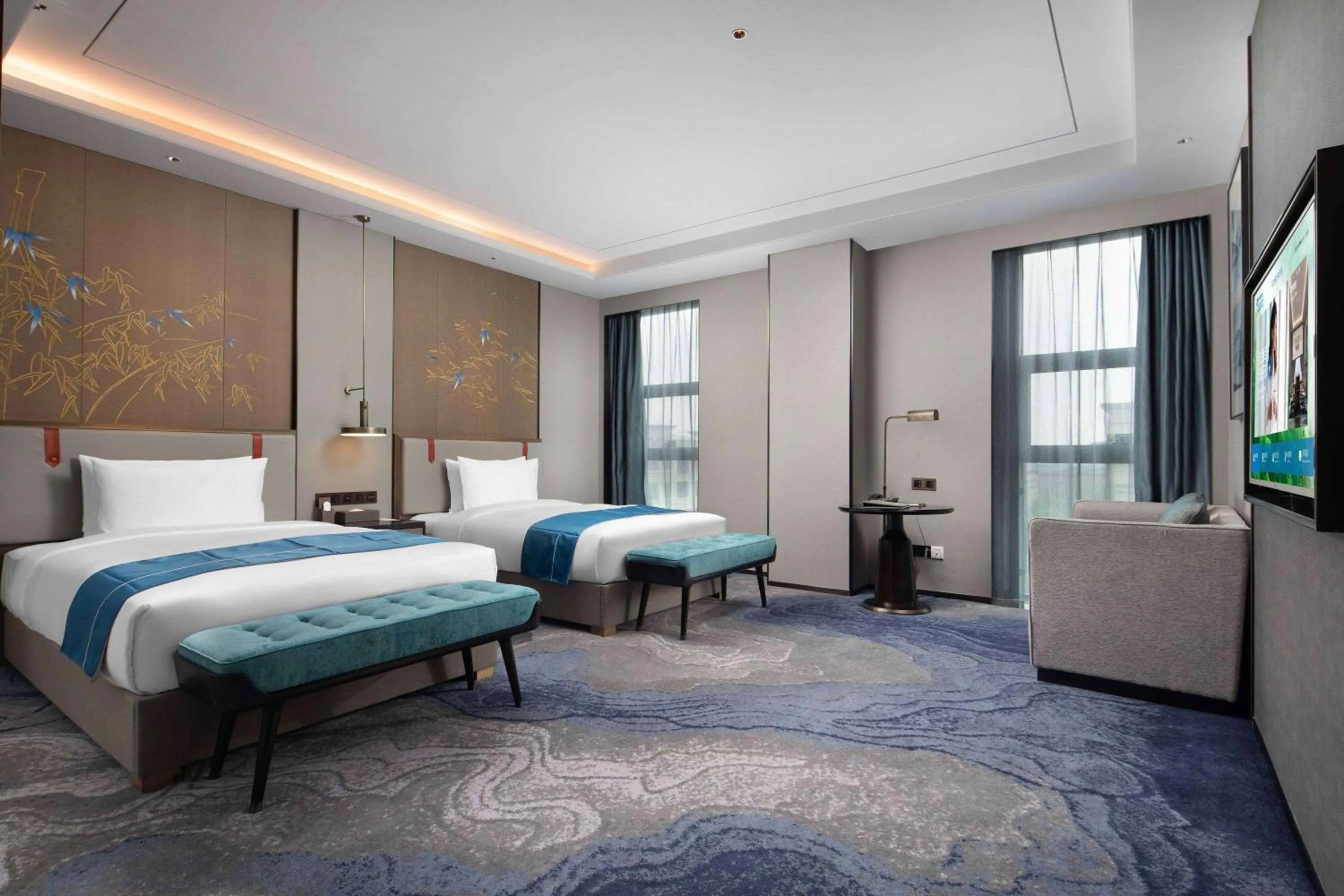 Photo of the whole room, Bed in Wyndham Changzhou Liyang