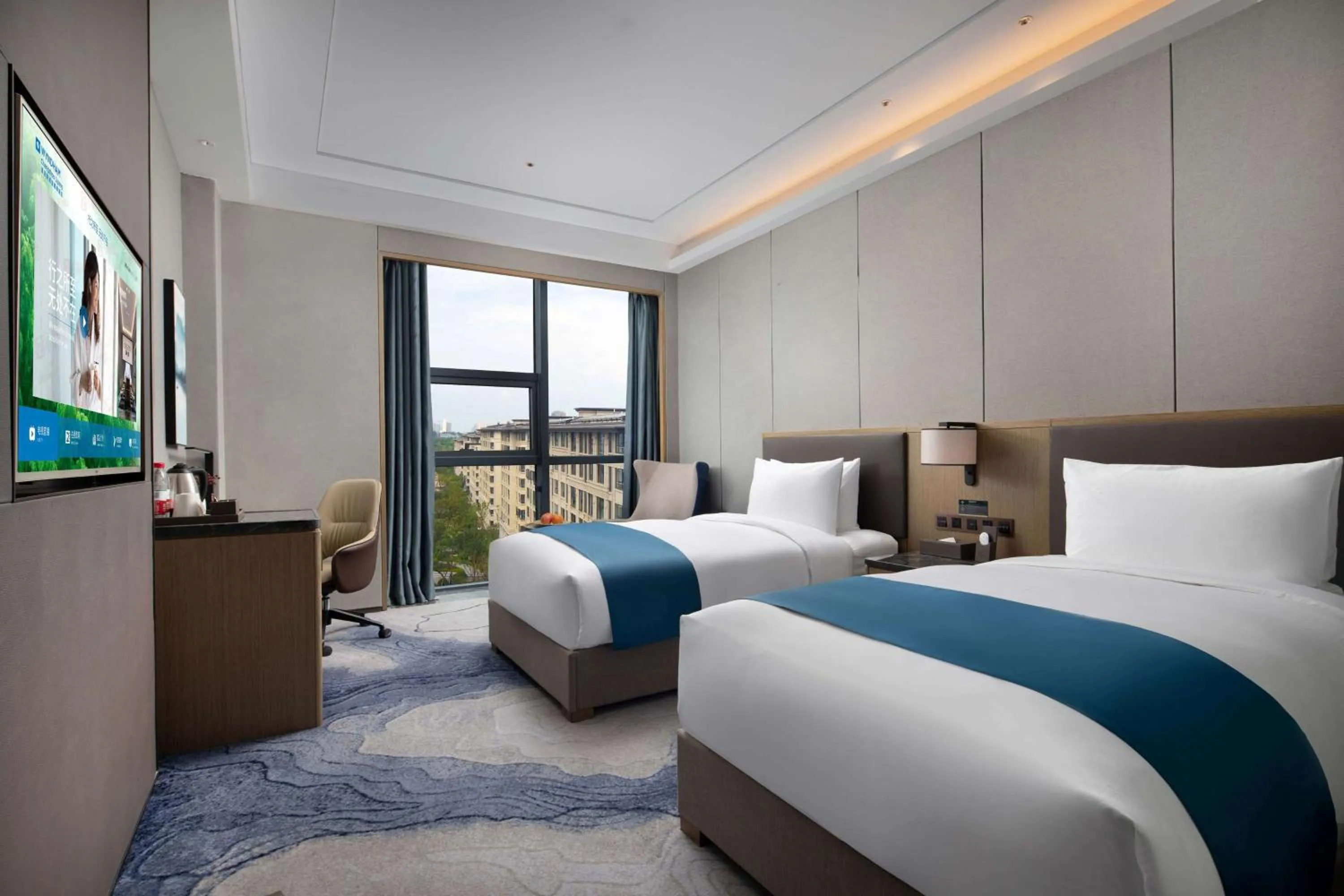 Photo of the whole room, Bed in Wyndham Changzhou Liyang