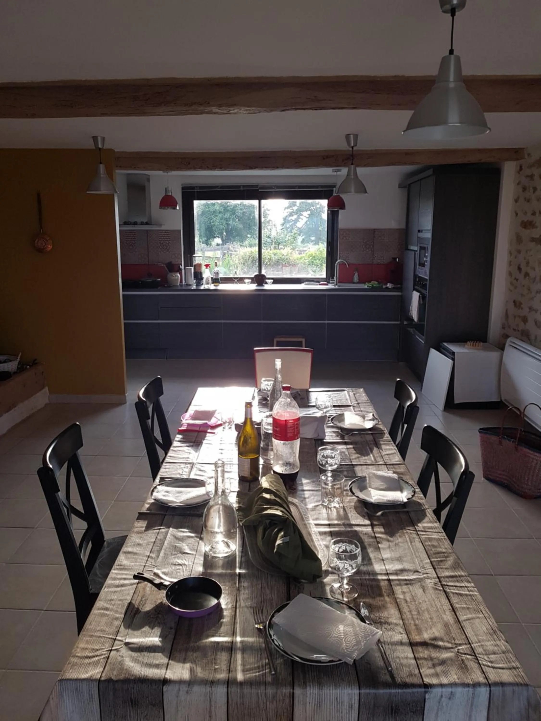 Dining area in La Lisière du Morvan