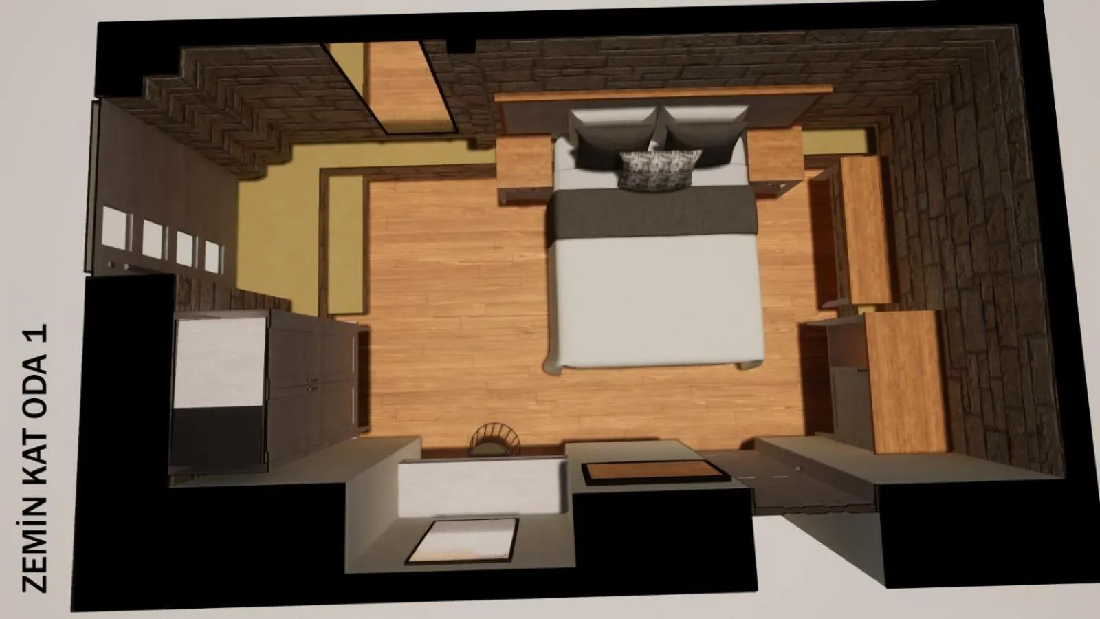Floor plan in EFLIN HAUS Historical Place & Monument