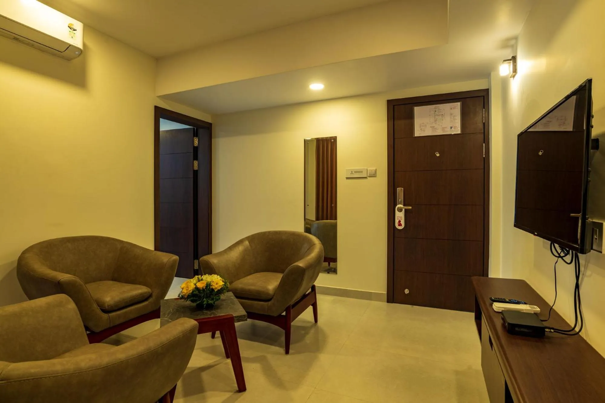 Seating area in Arctic Hotel