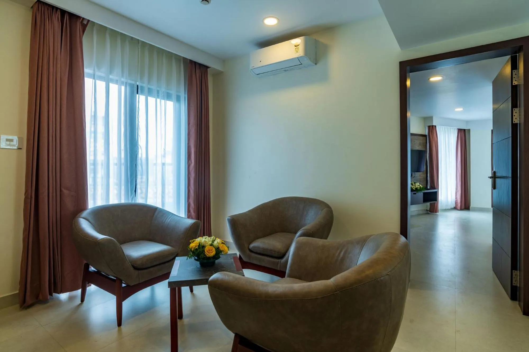 Seating area in Arctic Hotel