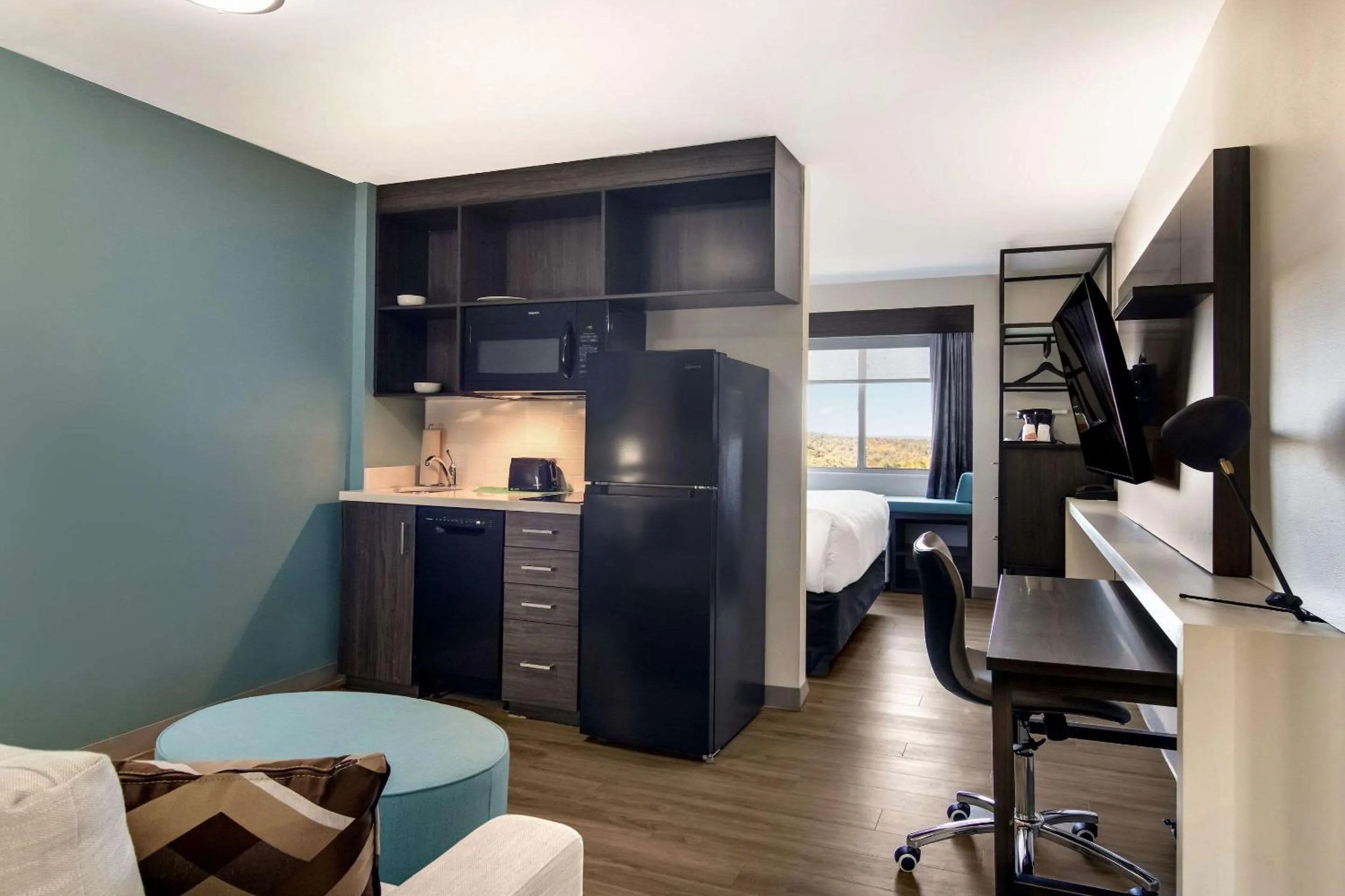 Bedroom in MainStay Suites Clarion, PA near I-80