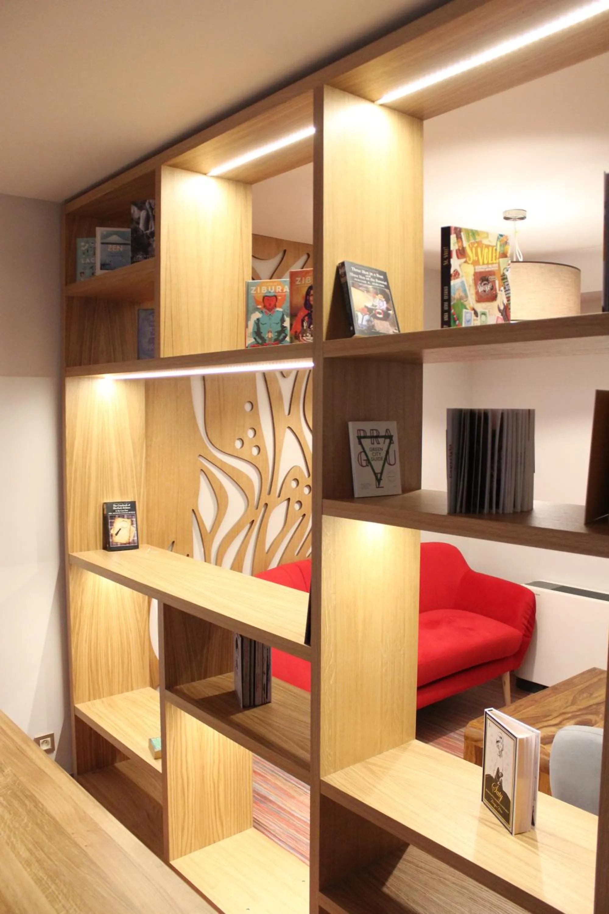 Library in Comfort Hotel Prague City