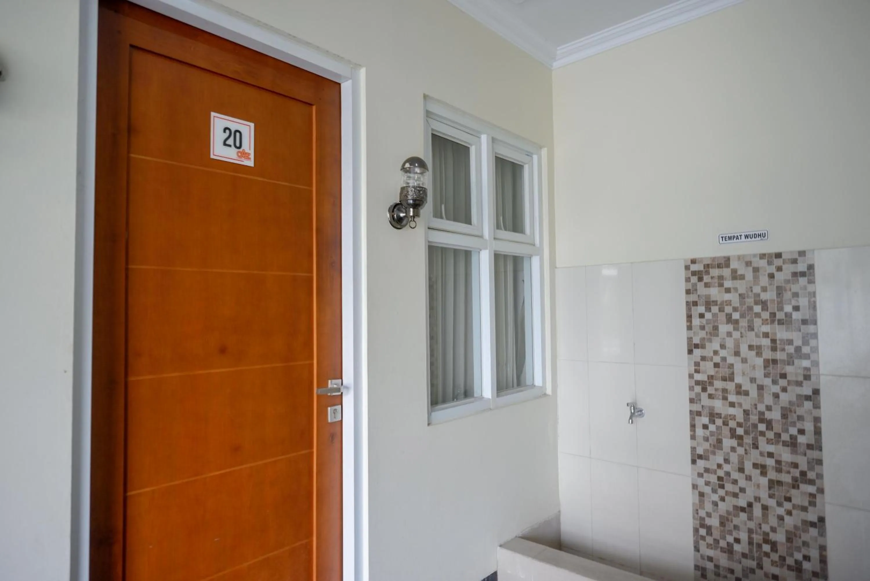 View (from property/room) in Urbanview Hotel Syariah Casa Azmya Yogyakarta by RedDoorz