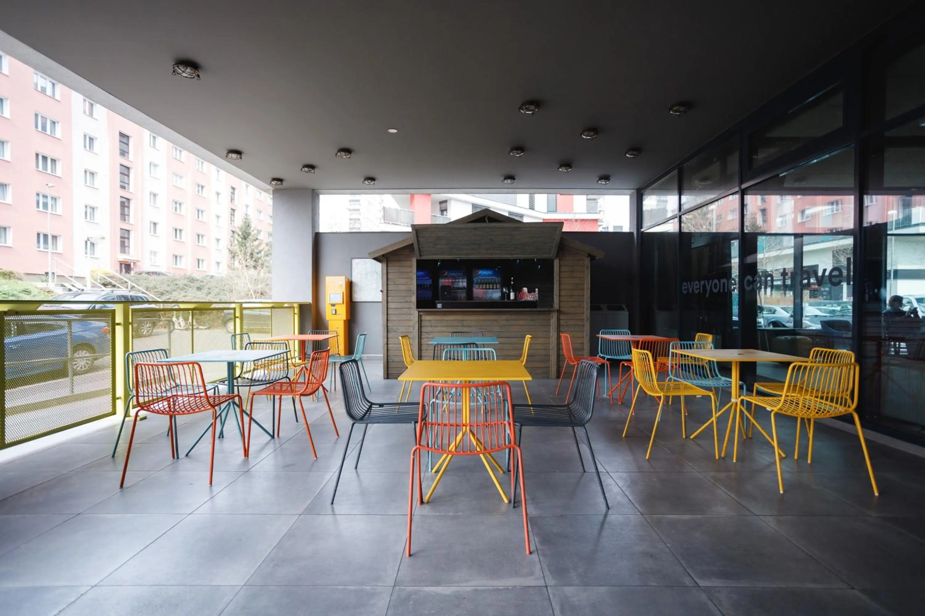 Balcony/Terrace in a&o Prague Rhea