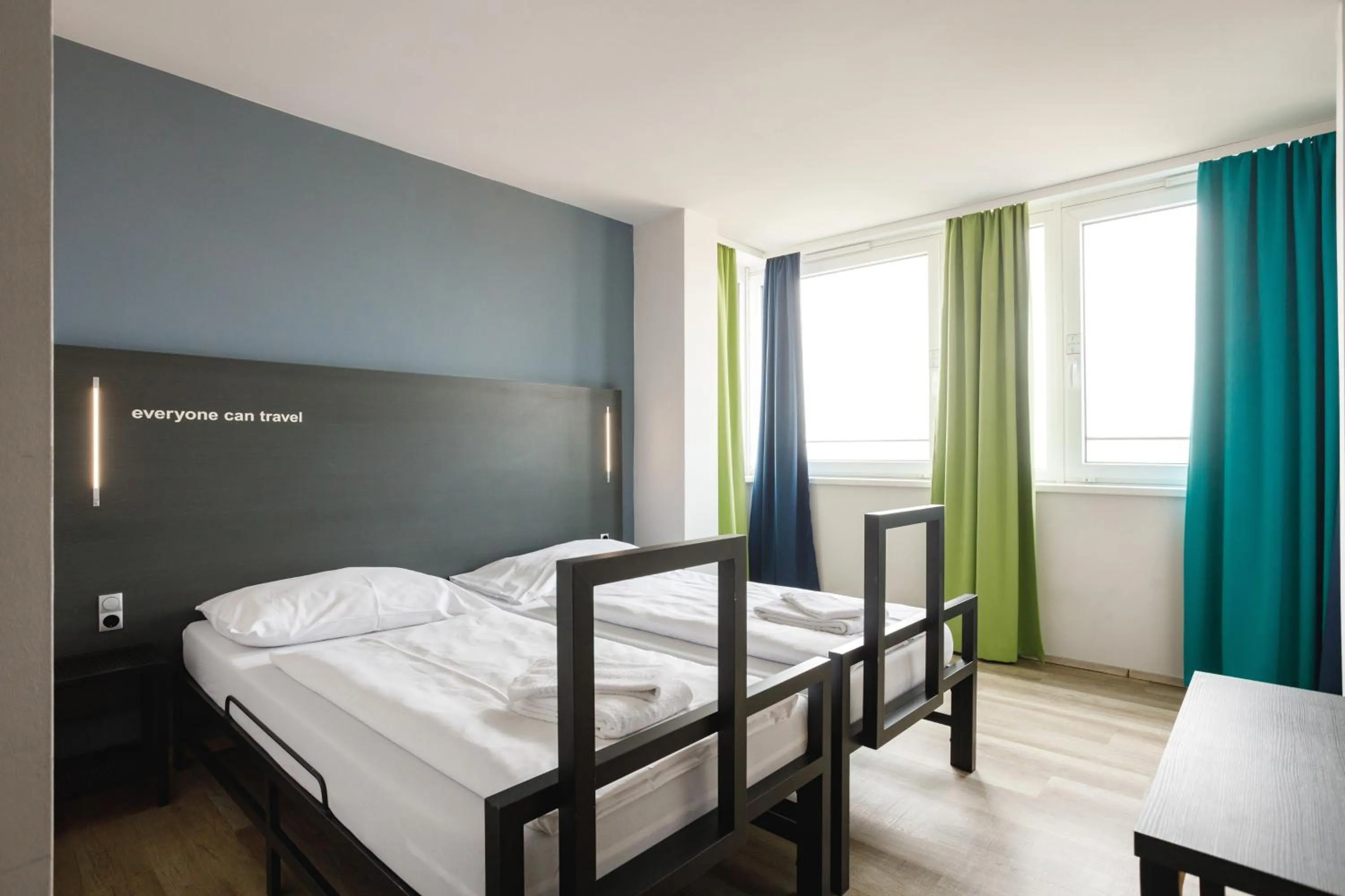 Bed in a&o Prague Rhea