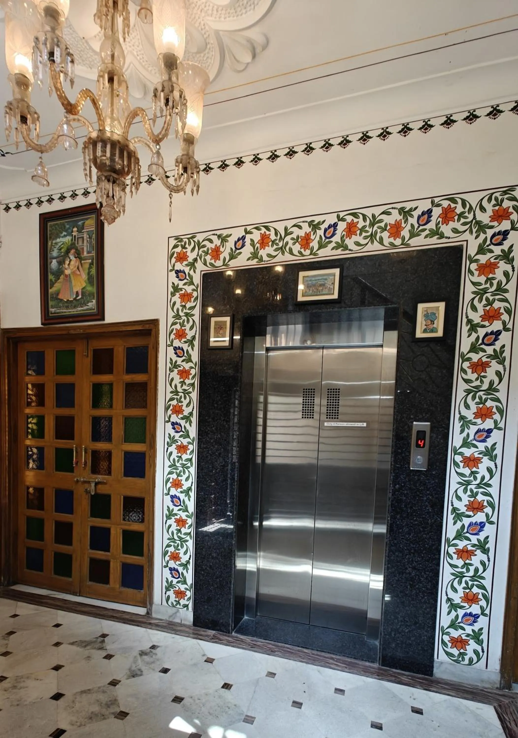 elevator in Baba Palace - A Heritage Hotel, Udaipur