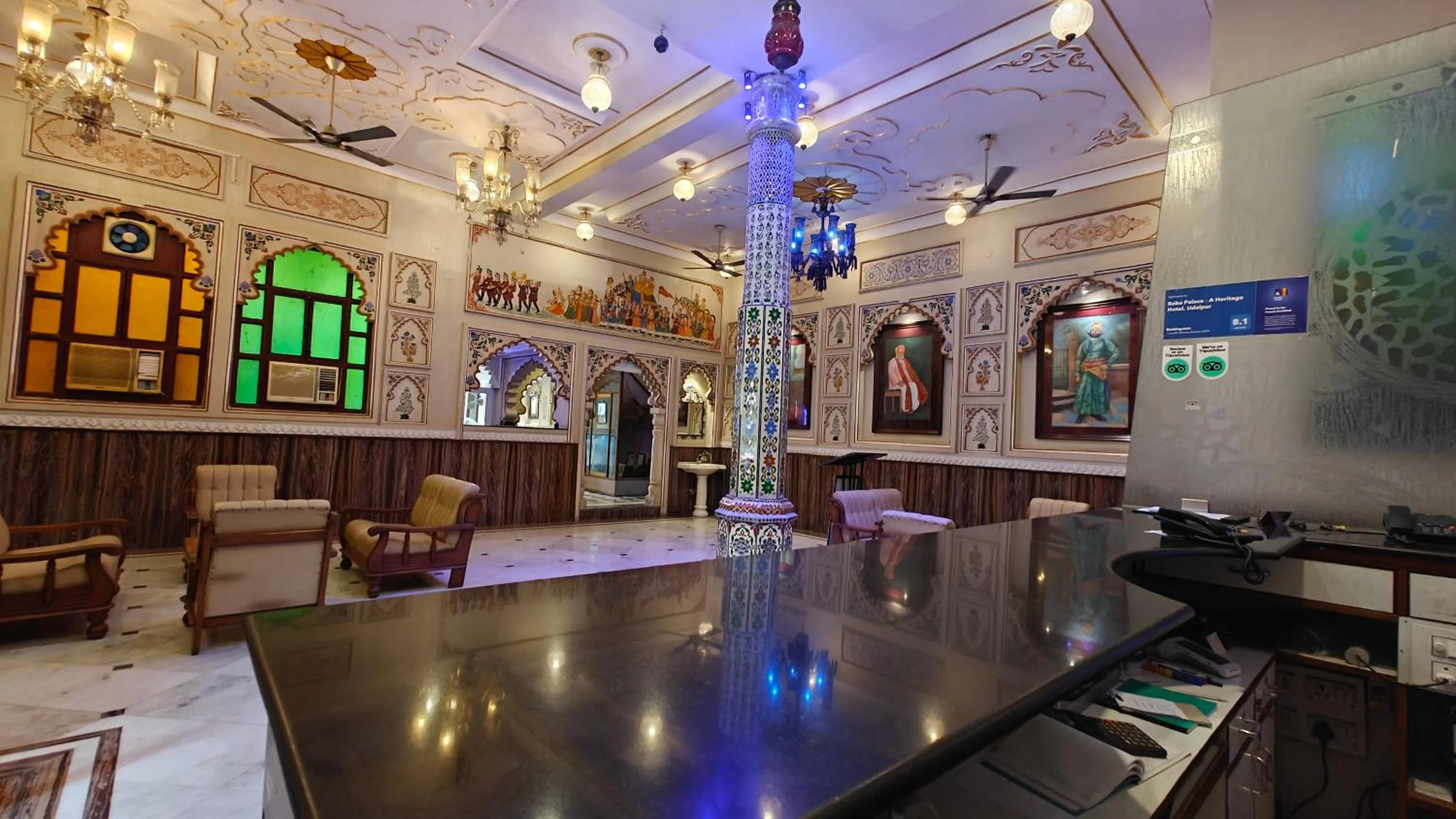 Living room in Baba Palace - A Heritage Hotel, Udaipur