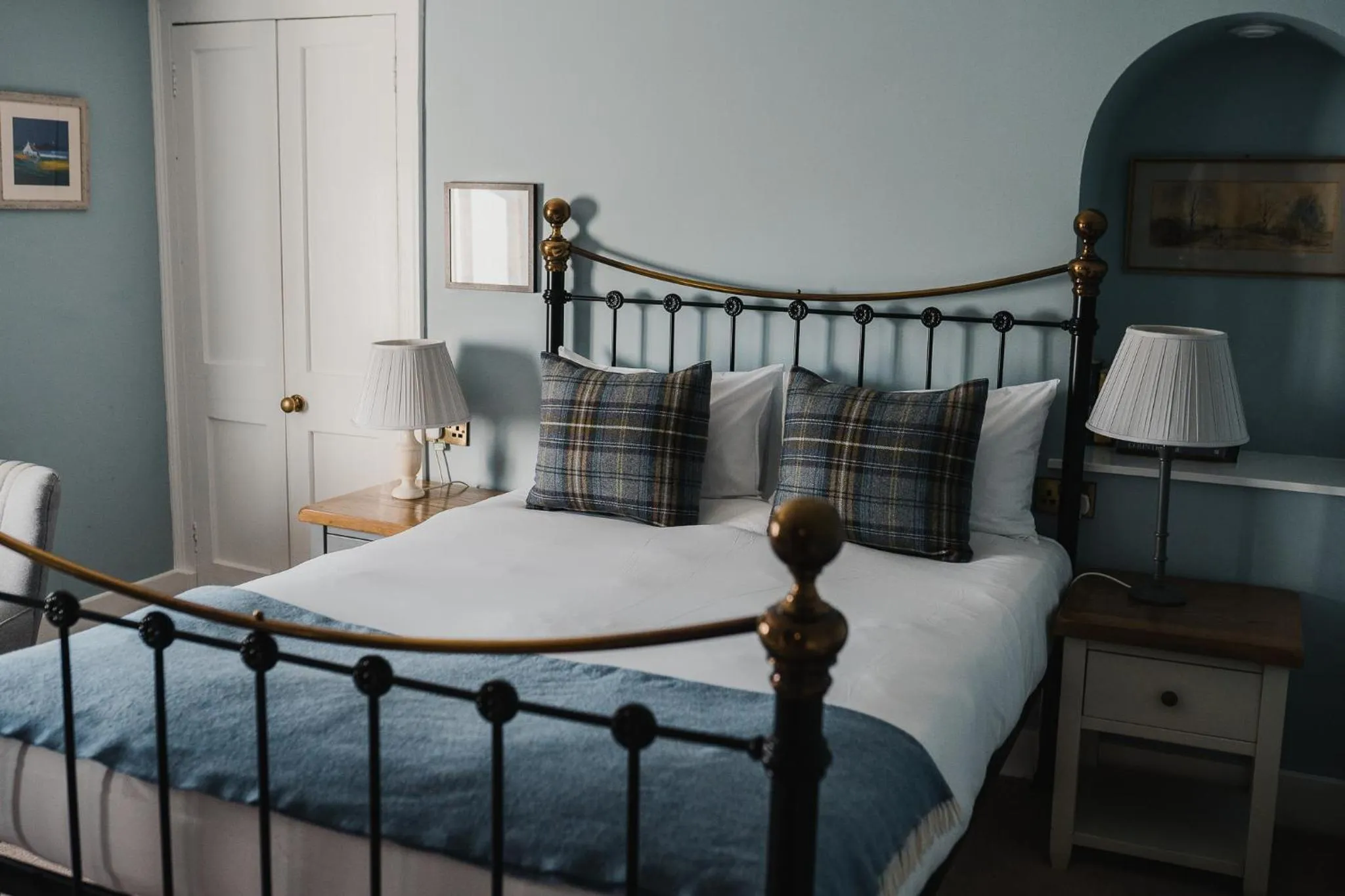 Bed in Saplinbrae Hotel and Lodges