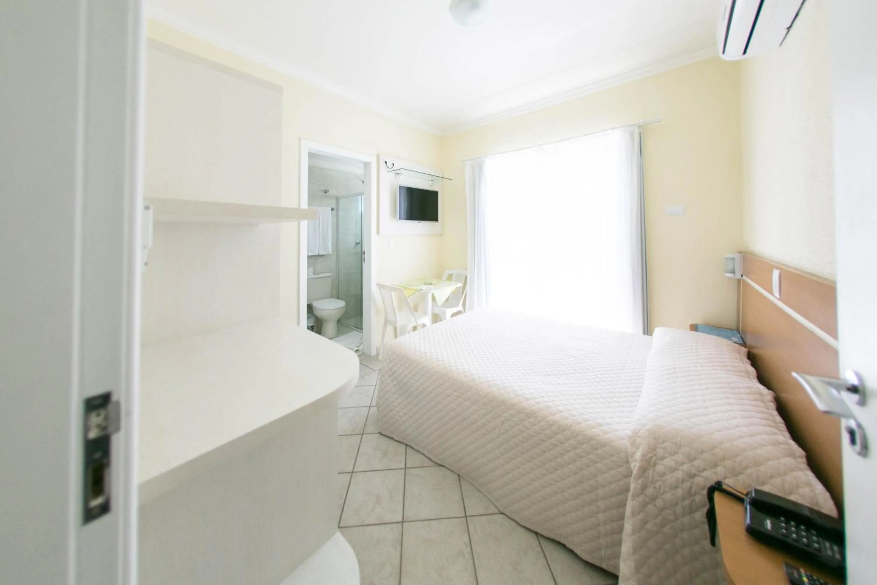 Bed in Bombinhas Praia Apart Hotel - Unidade rua Corrupião