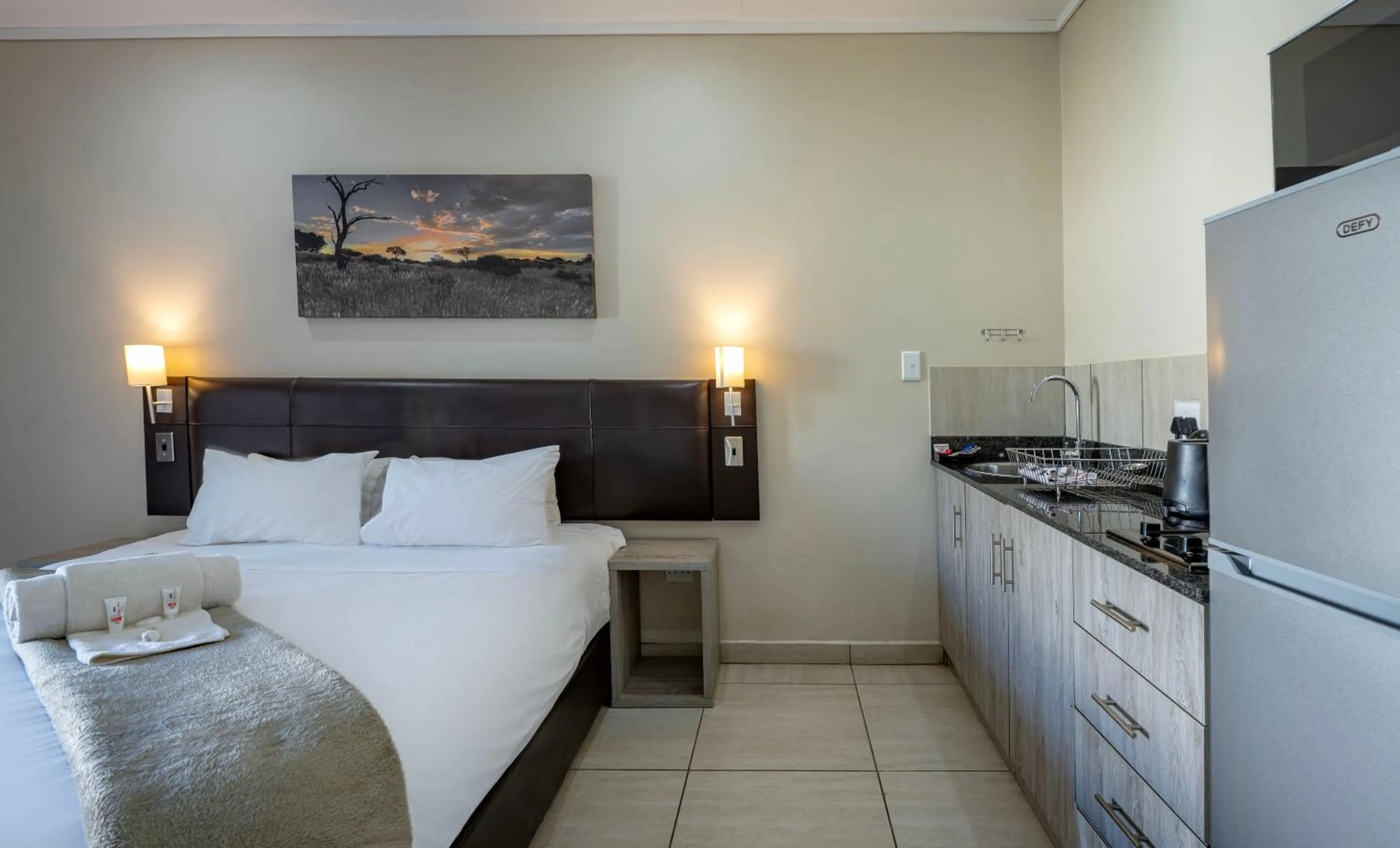 Bed in Postmasburg Inn