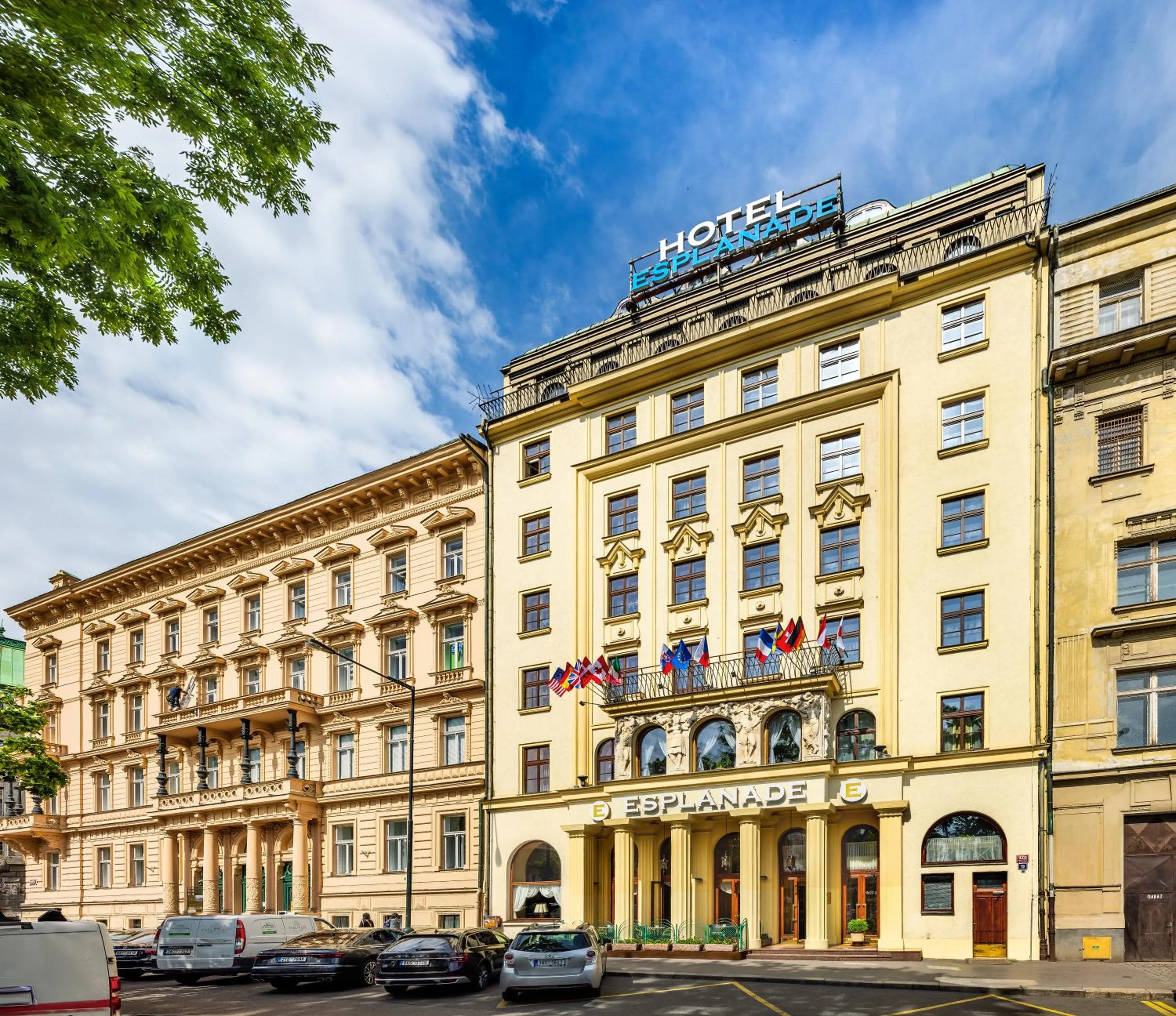 Property building in Esplanade Hotel Prague