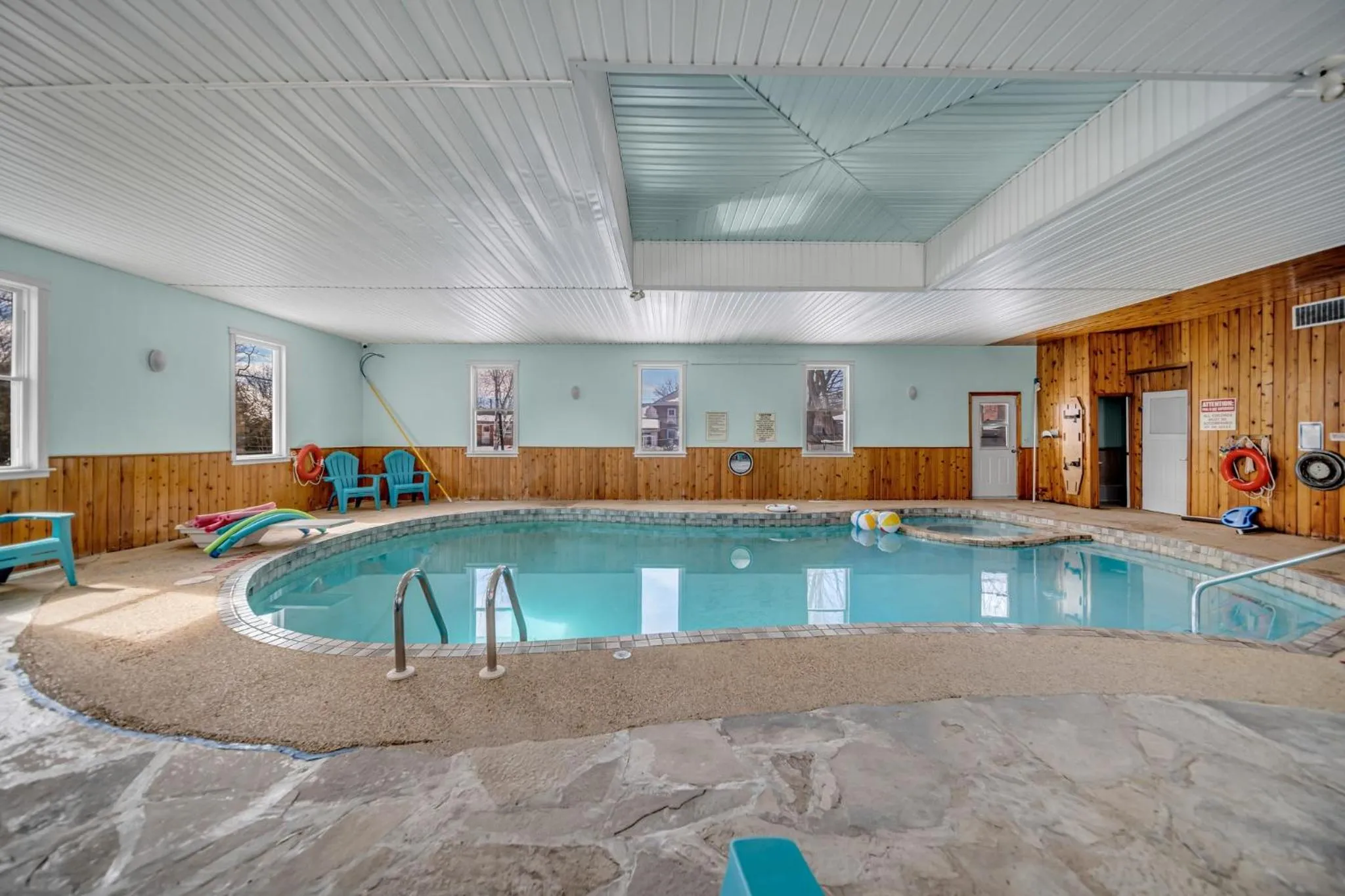 Swimming pool in Marmora and Lake Inn and Victorian Diner