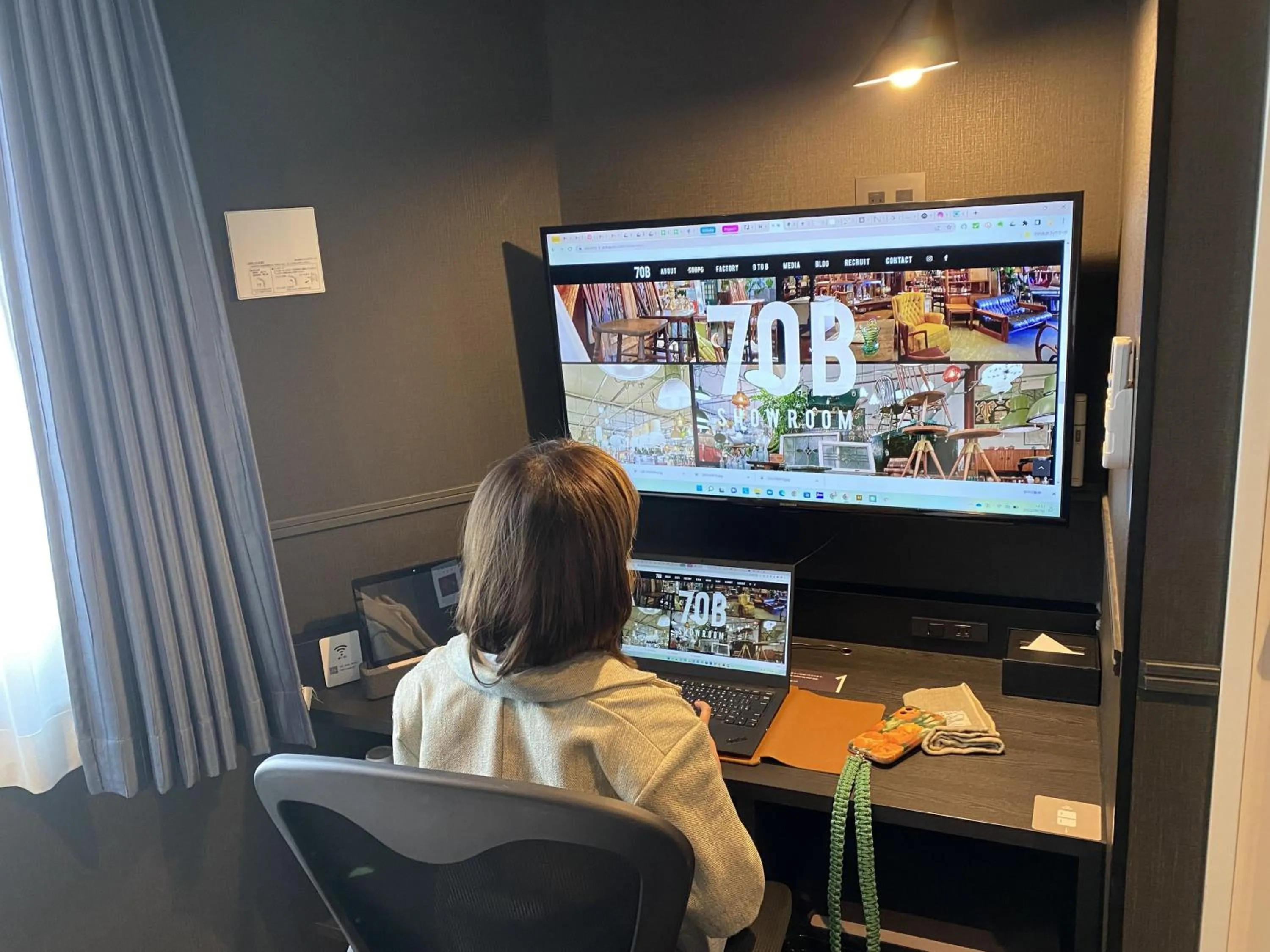 TV and multimedia in mizuka Business Canal City Hakatamae