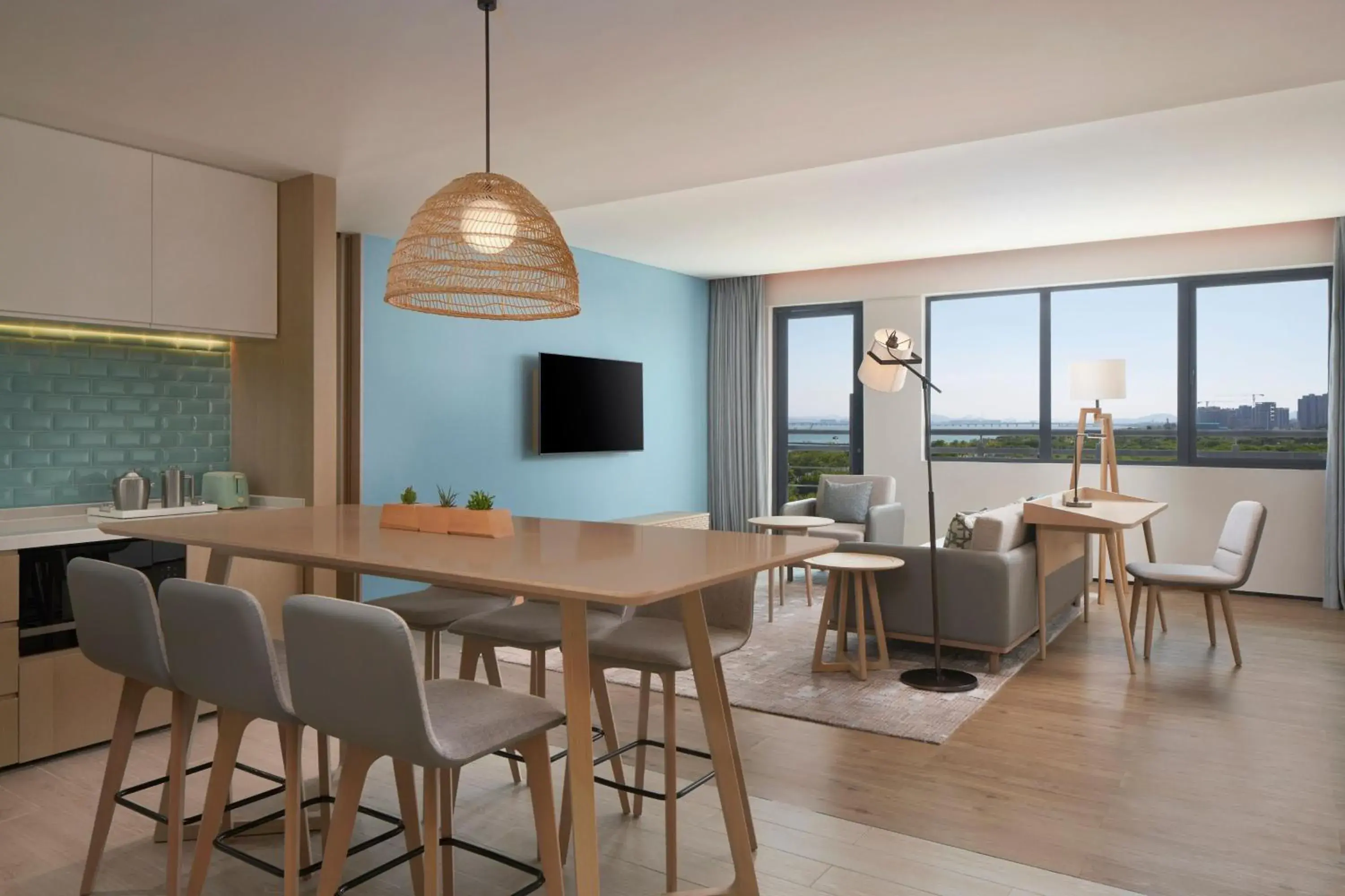 Element Suite, Ocean View,Balcony ,1 King Bed in Element Xiamen Tong'an Element Suite, Ocean View,Balcony ,1 King Bed in Element Xiamen Tong'an