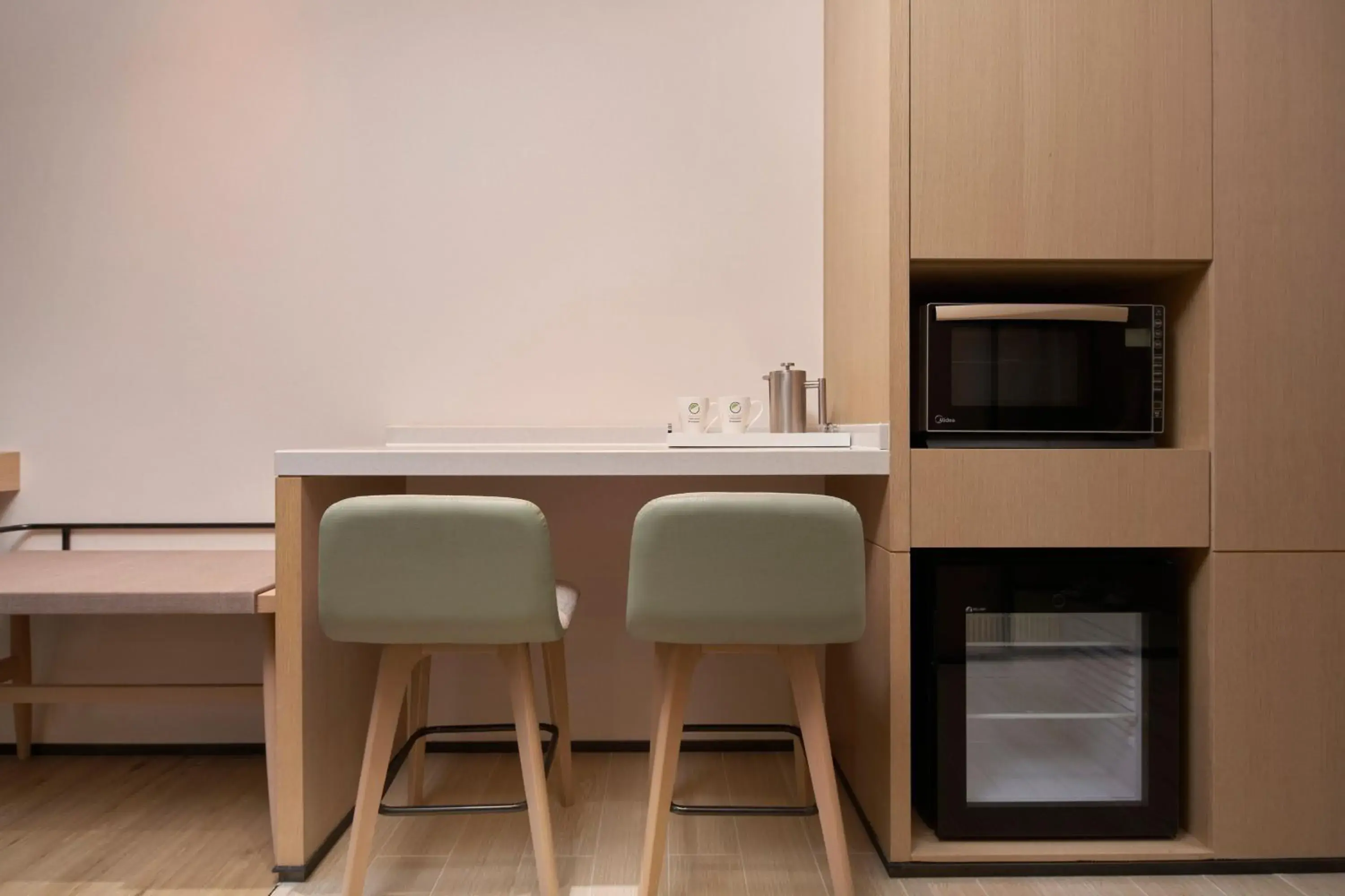 Deluxe Double Room with Two Double Beds, Balcony and Ocean View in Element Xiamen Tong'an Deluxe Double Room with Two Double Beds, Balcony and Ocean View in Element Xiamen Tong'an