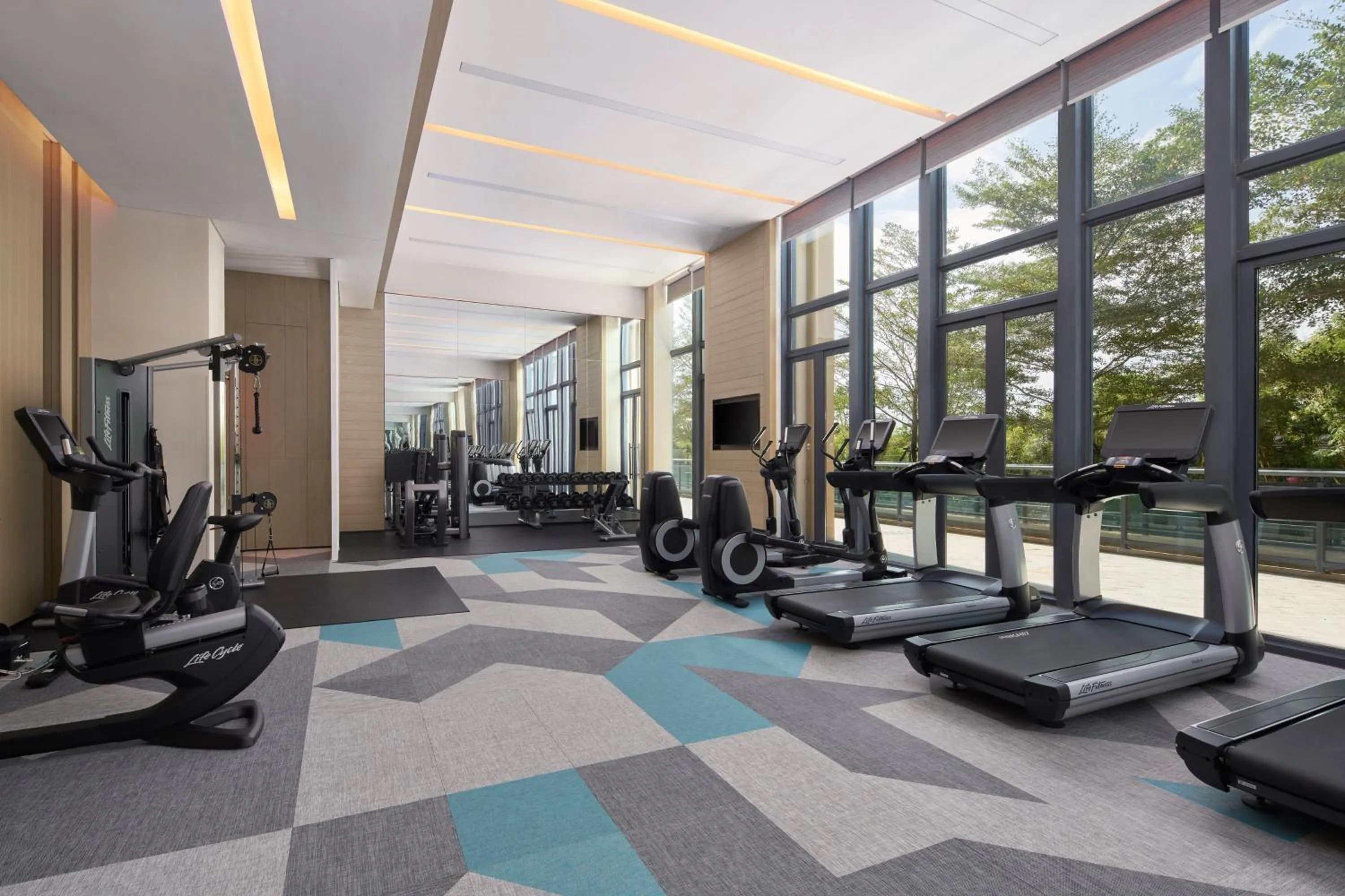 Fitness centre/facilities in Element Xiamen Tong'an