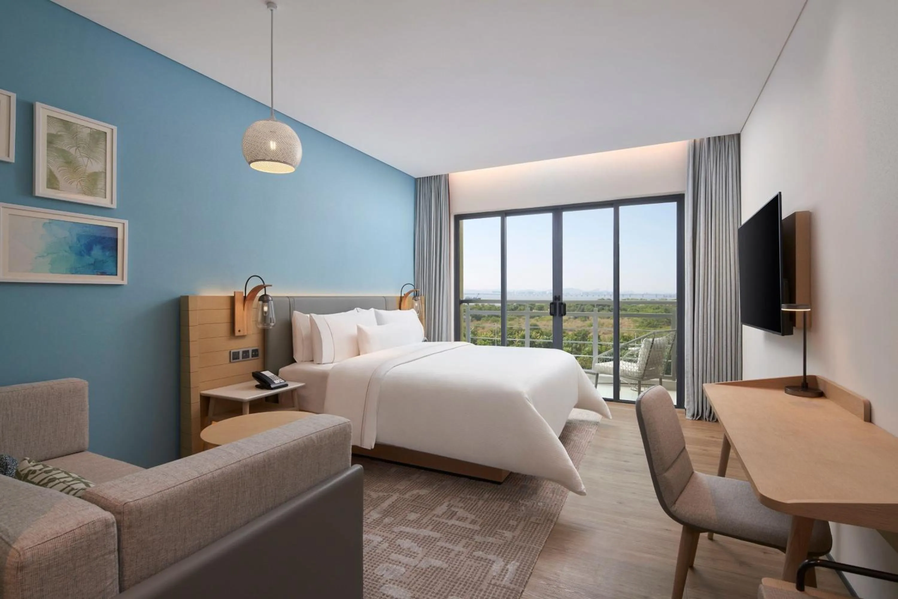 Photo of the whole room, Bed in Element Xiamen Tong'an