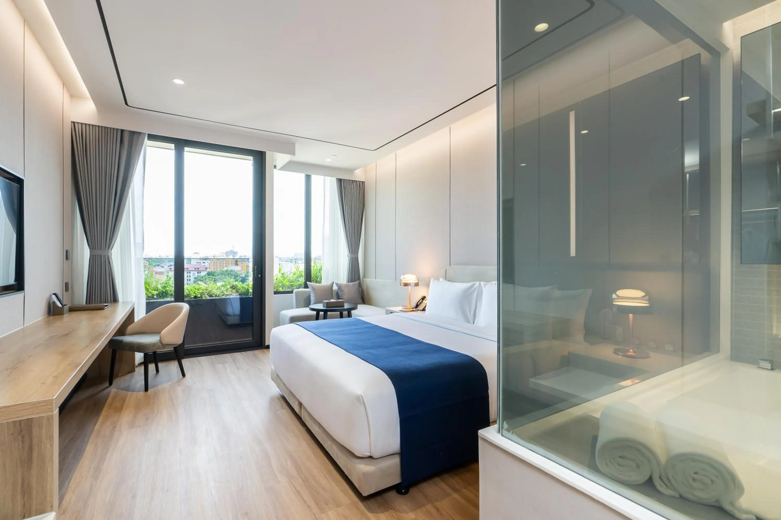 View (from property/room), Bed in Arbour Hotel and Residence
