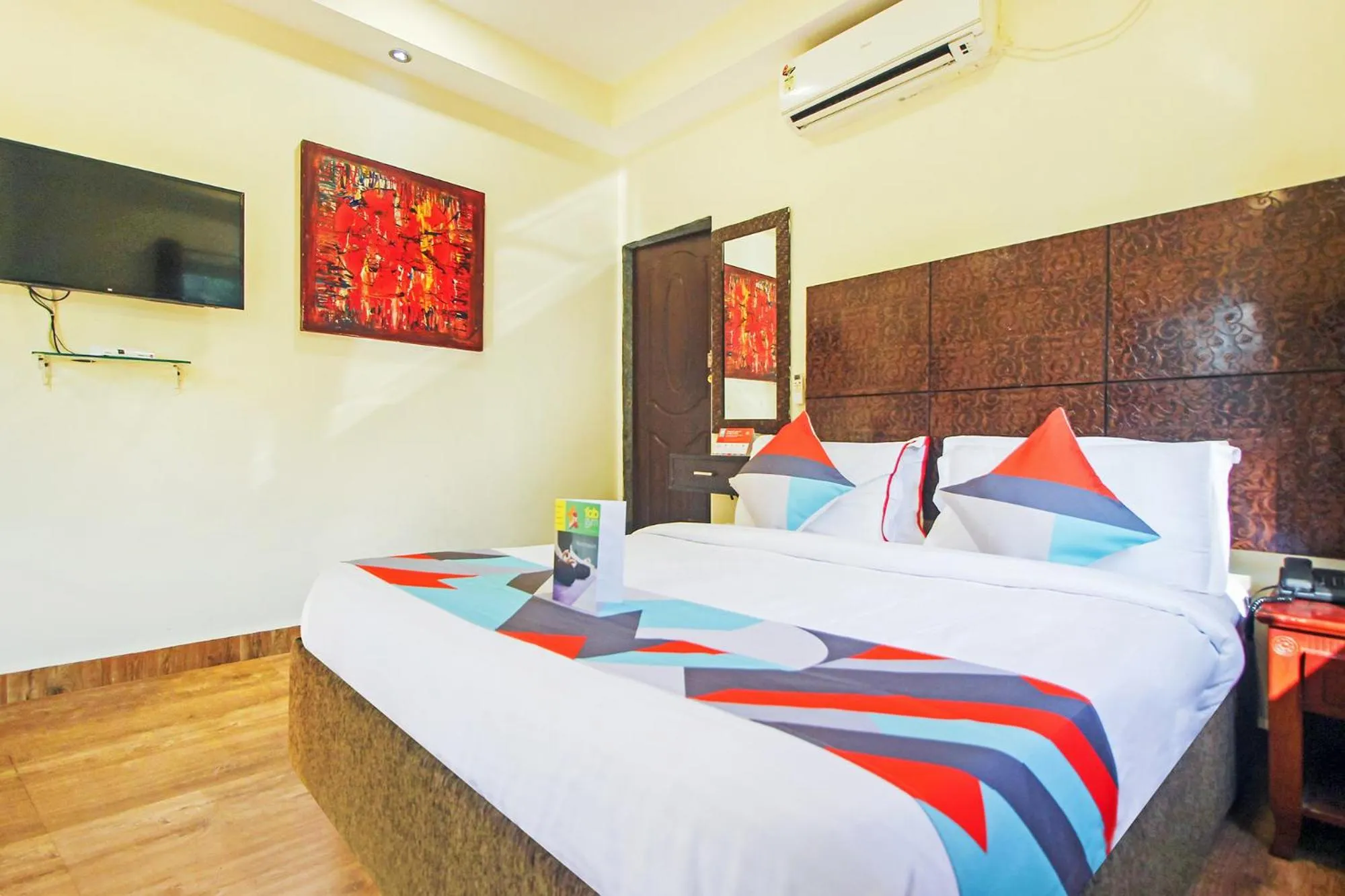 Bed in FabHotel Golden Nest Deluxe - Nr Calangute Beach