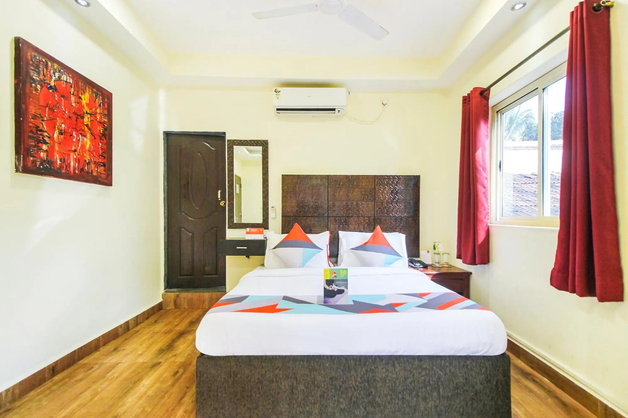 Bed in FabHotel Golden Nest Deluxe - Nr Calangute Beach