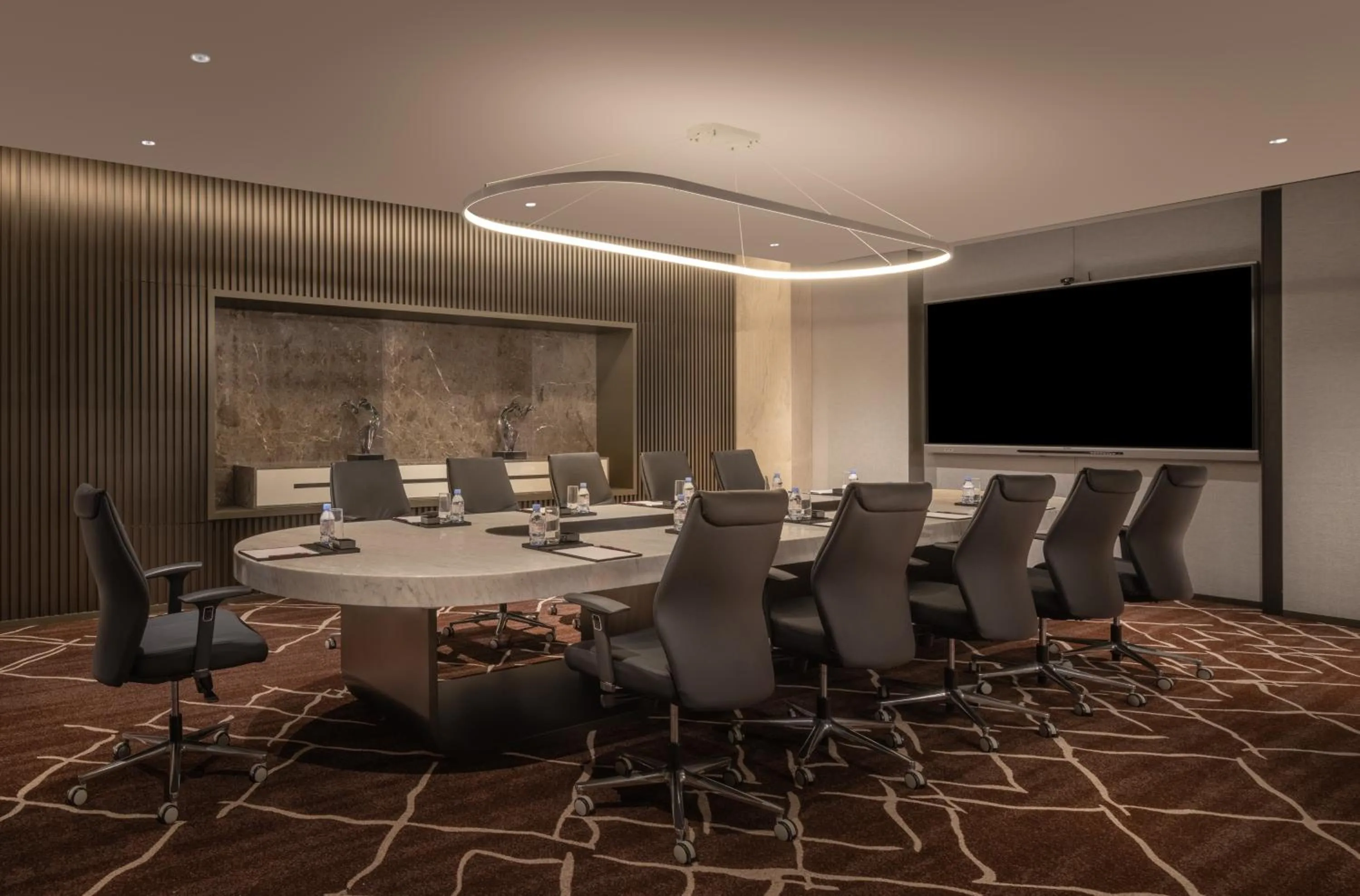 Meeting/conference room in Crowne Plaza Xiamen Jimei Seaview by IHG-Free Mini Bar