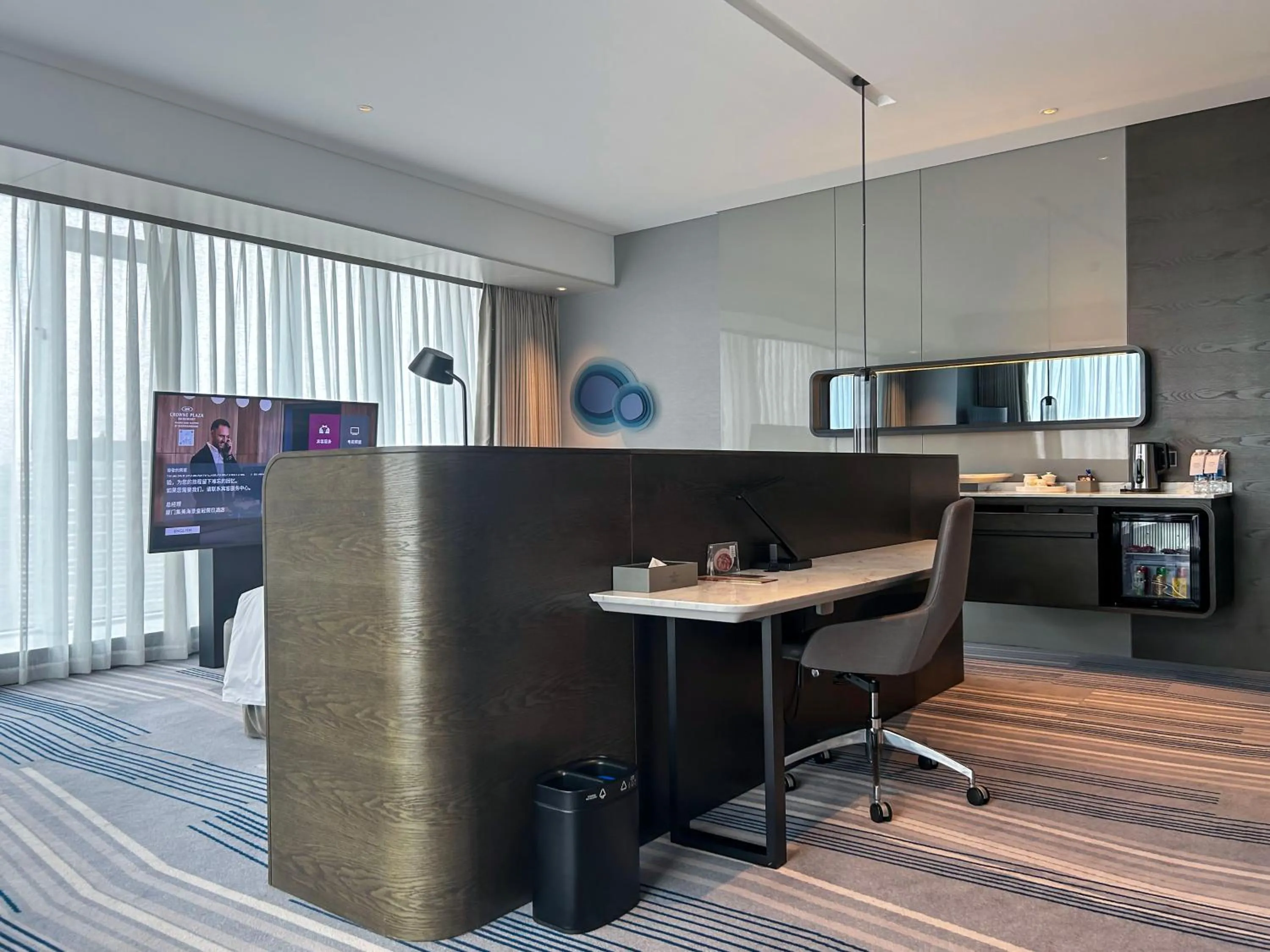 Property building in Crowne Plaza Xiamen Jimei Seaview by IHG-Free Mini Bar