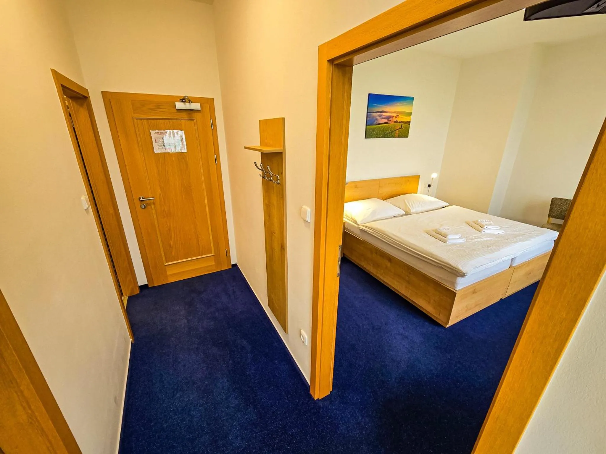 Bed in Hotel Poutní Dům