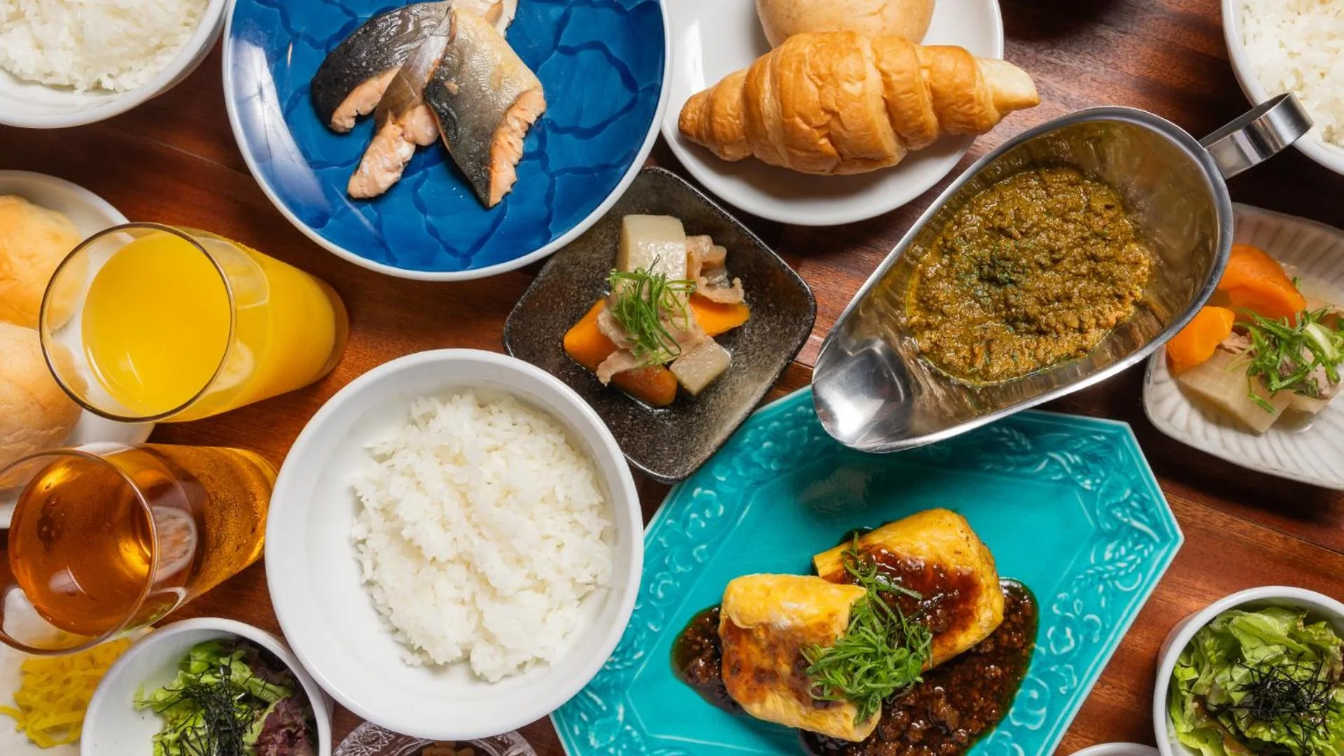 Breakfast in APA Hotel Nambaminami Daikokucho Ekimae