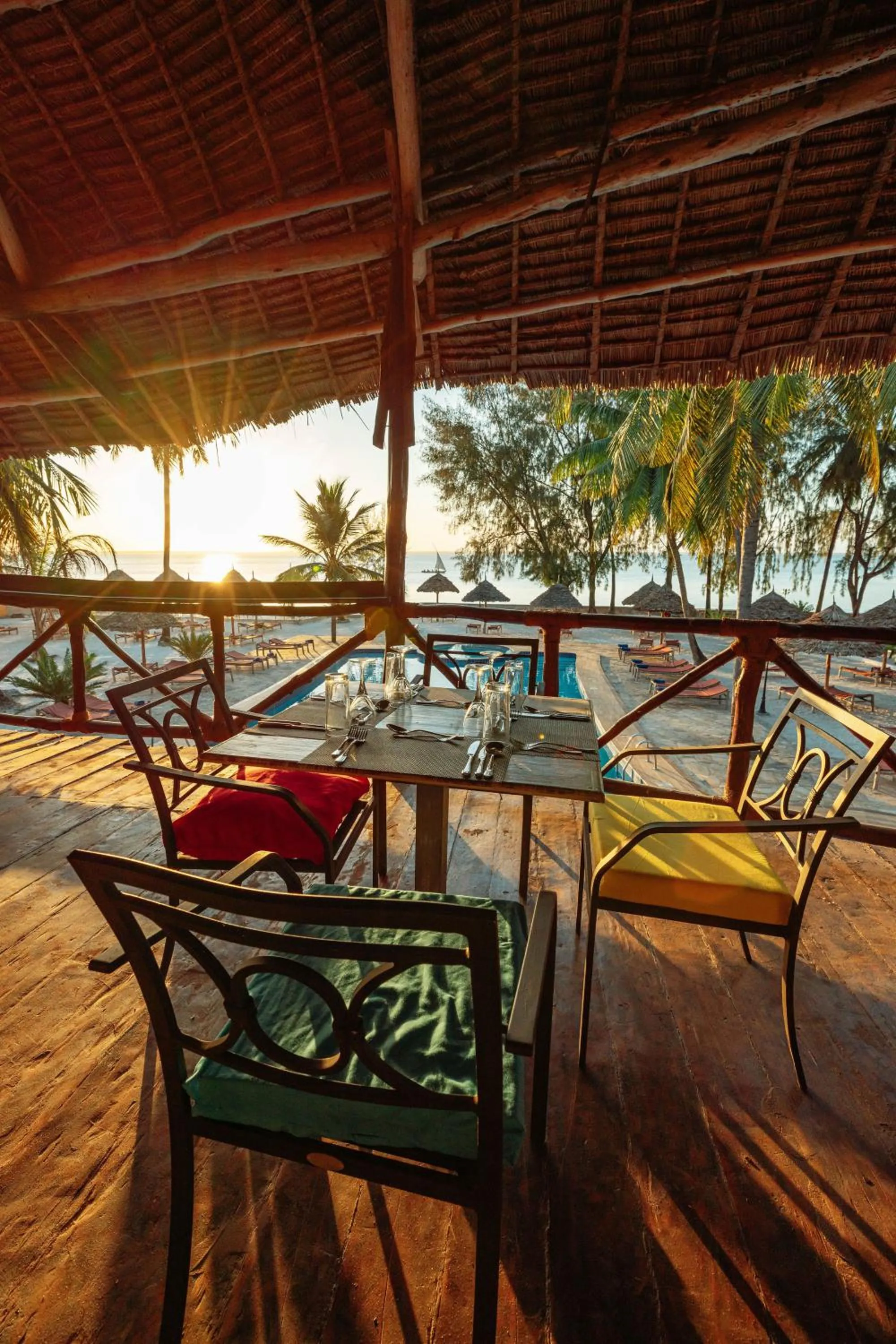 Pool view in Sansi Kae Beach Resort
