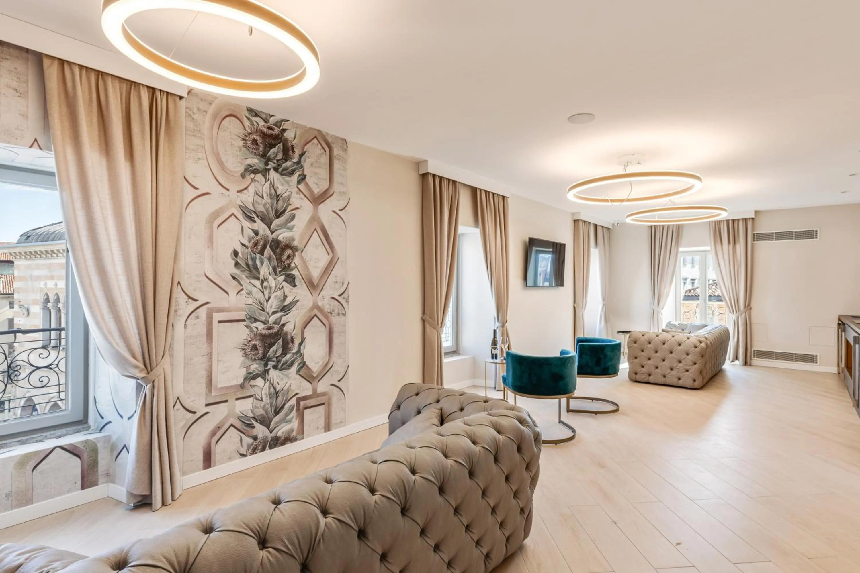 Communal lounge/ TV room in Oriana Homèl Udine