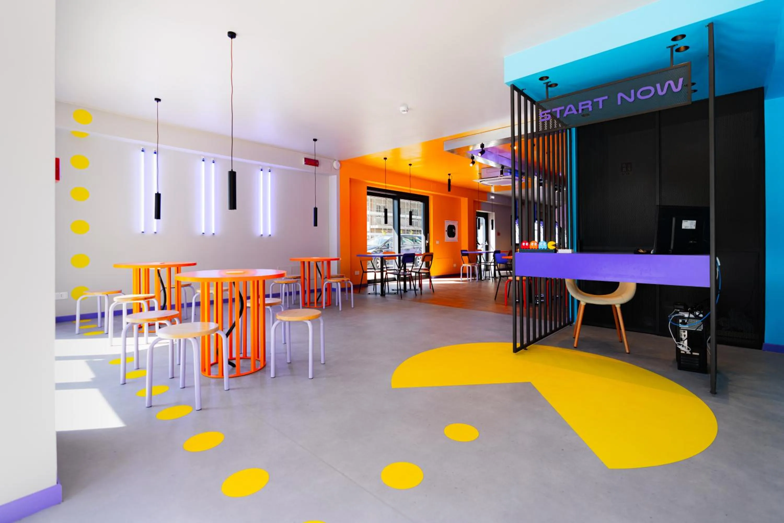 Lobby or reception in The Match Hotel