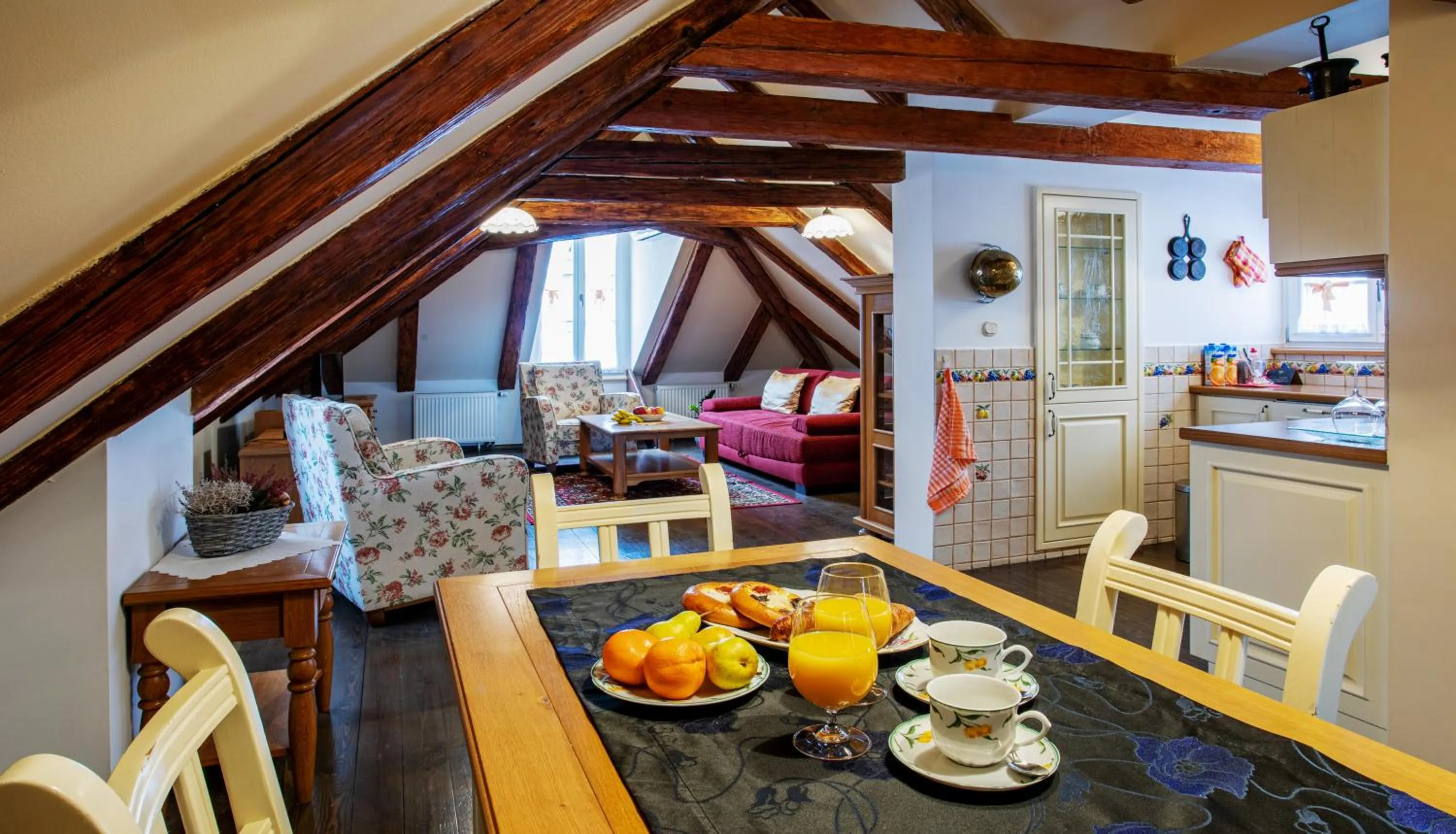 Living room in Hotel Residence U Černého Orla