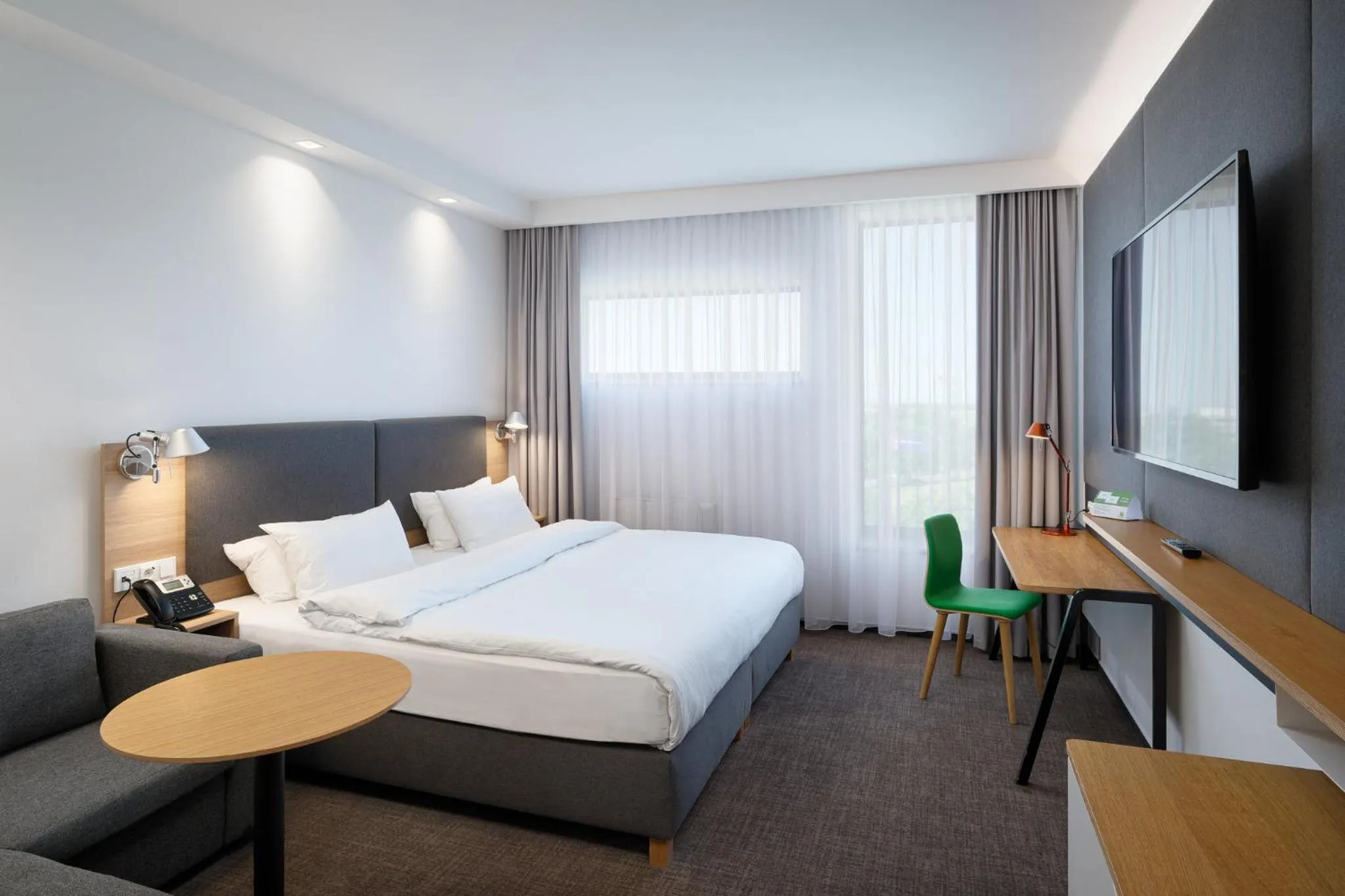 Photo of the whole room, Bed in Holiday Inn Prague Airport by IHG