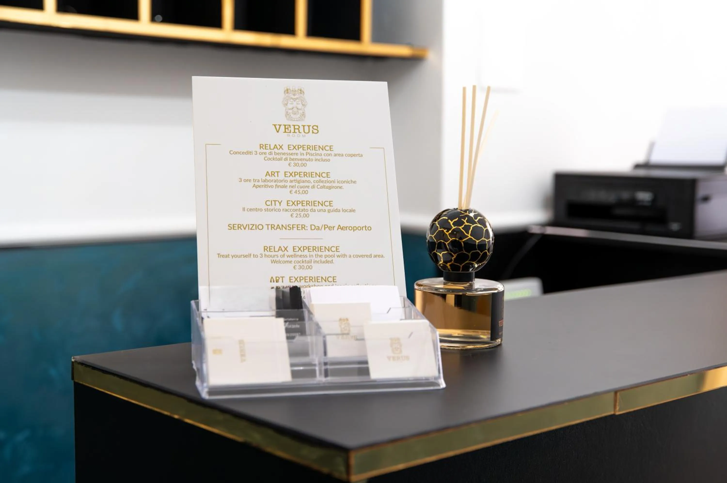 Lobby or reception in Verus Room