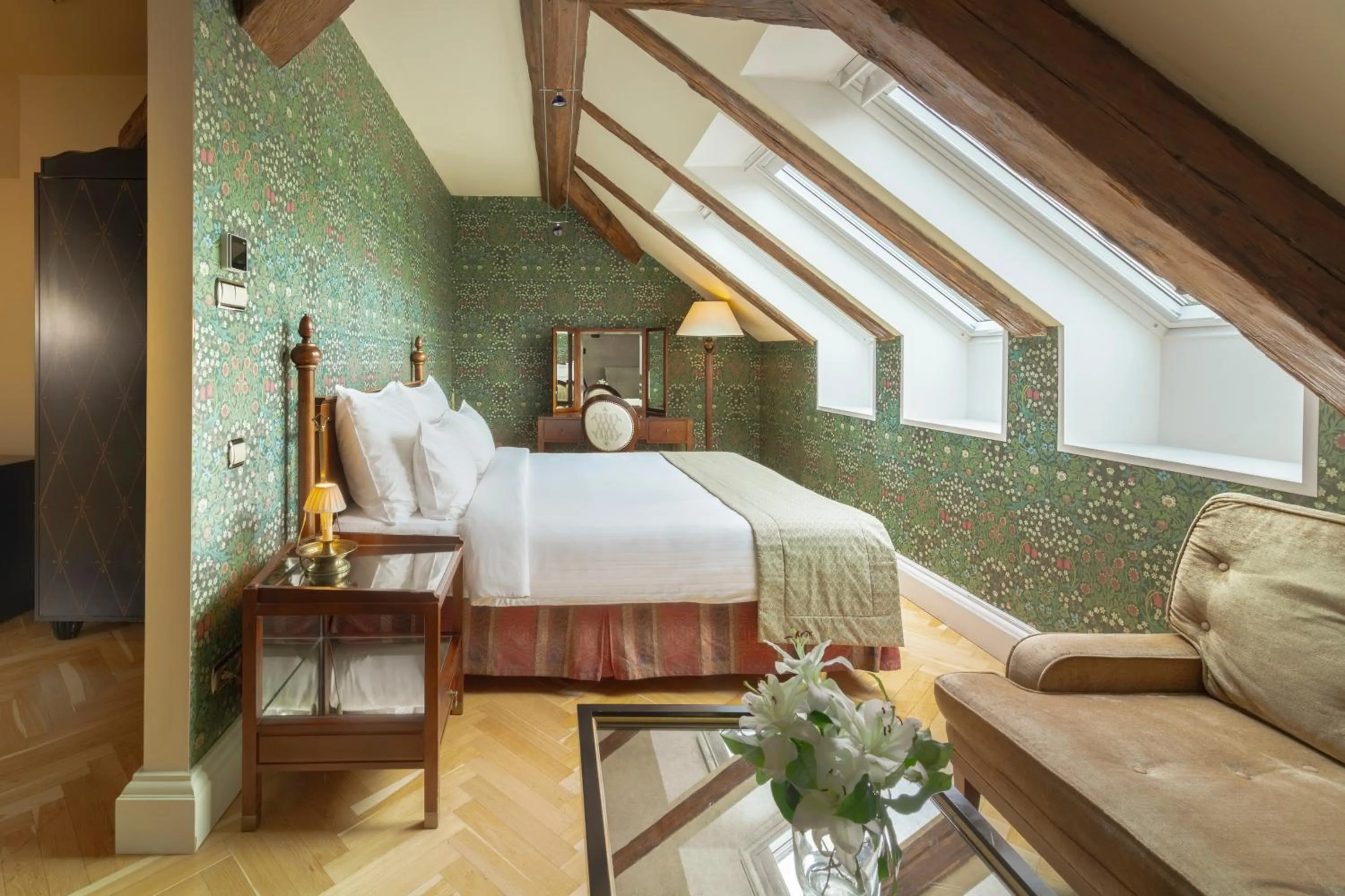 Bed in The Mozart Prague