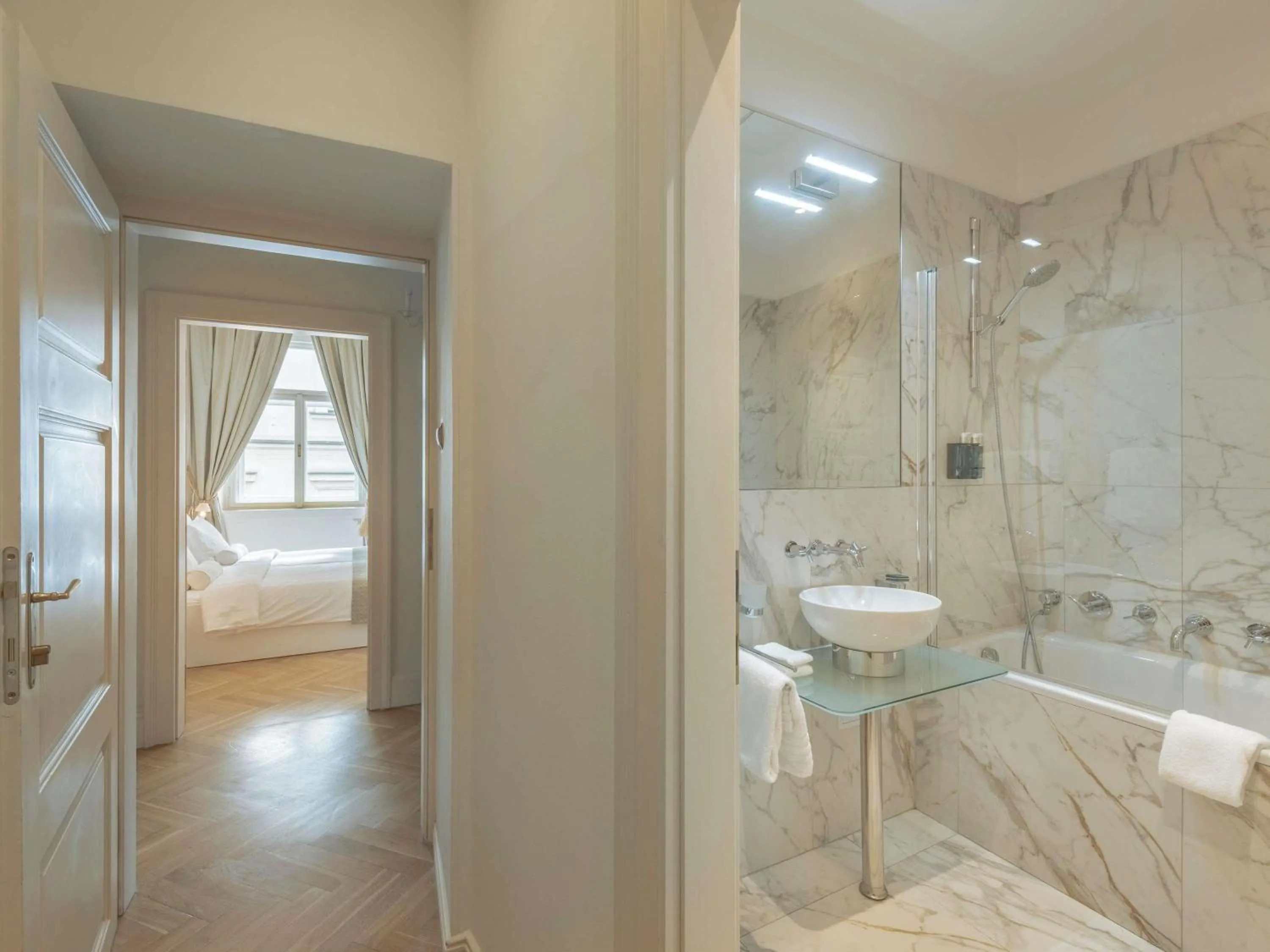 Bedroom in The Mozart Prague