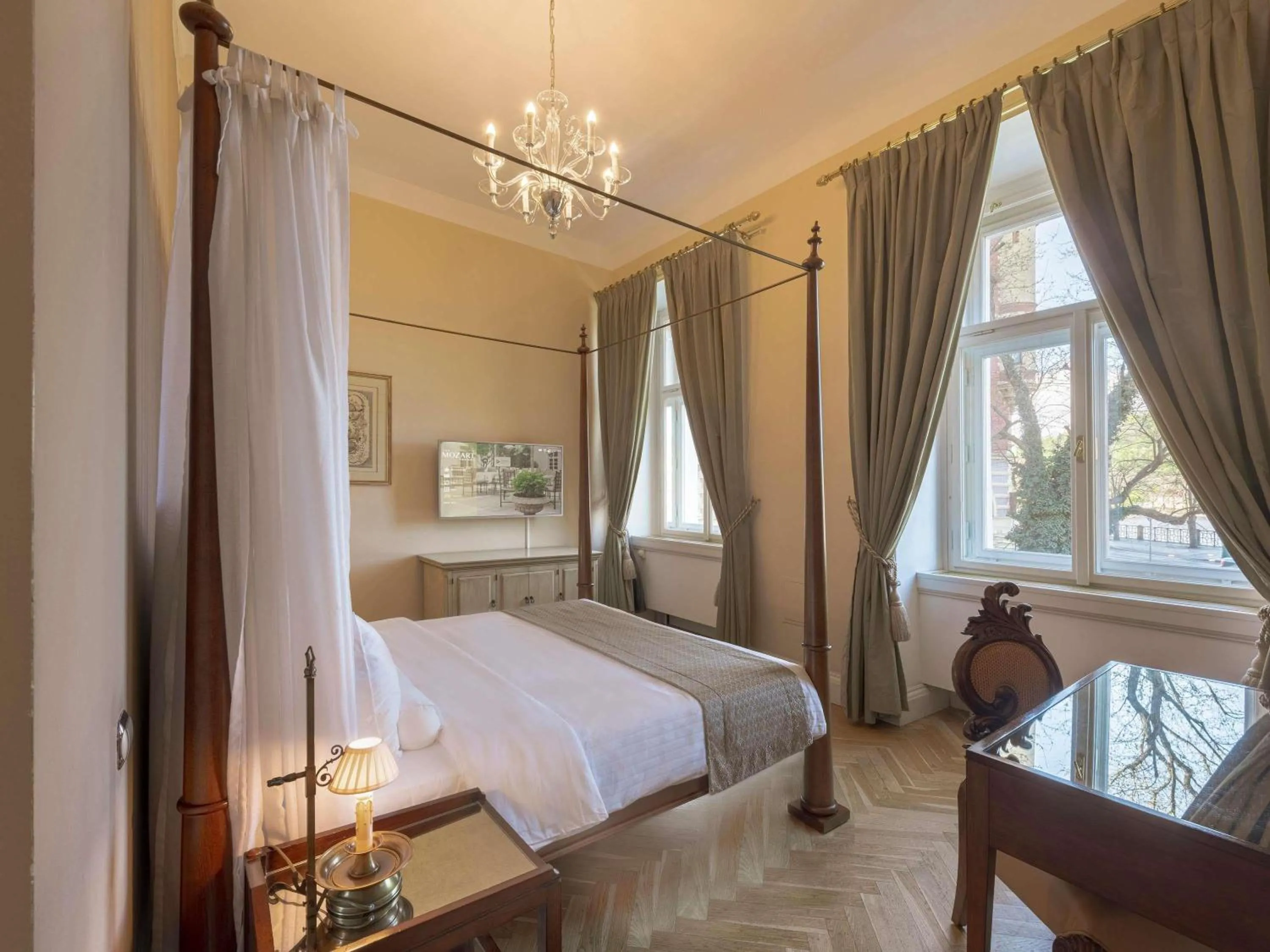 Bedroom, Bed in The Mozart Prague