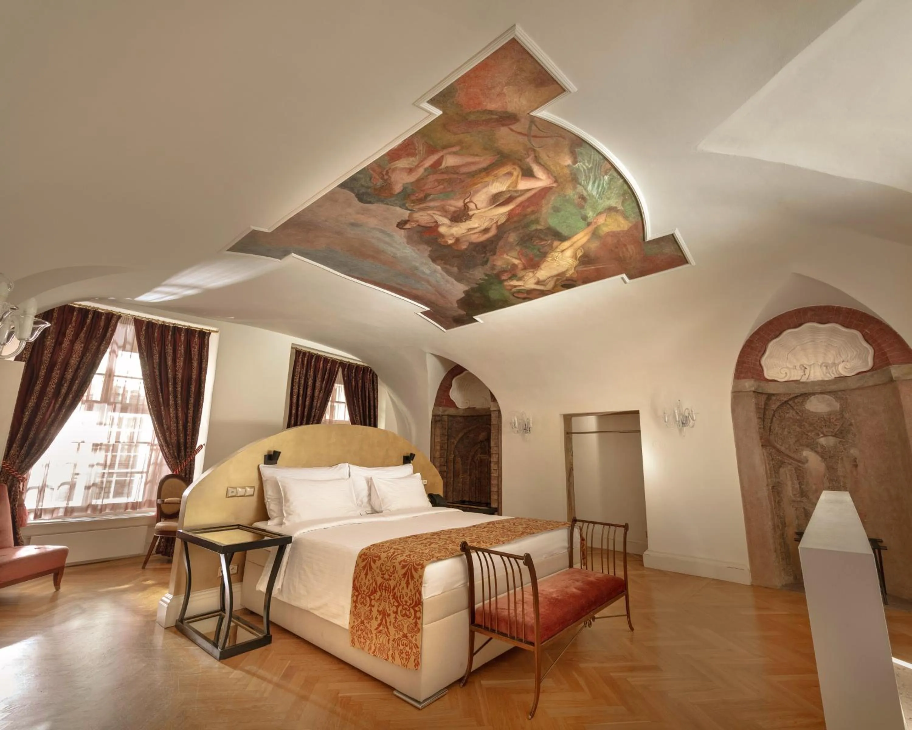 Bed in The Mozart Prague