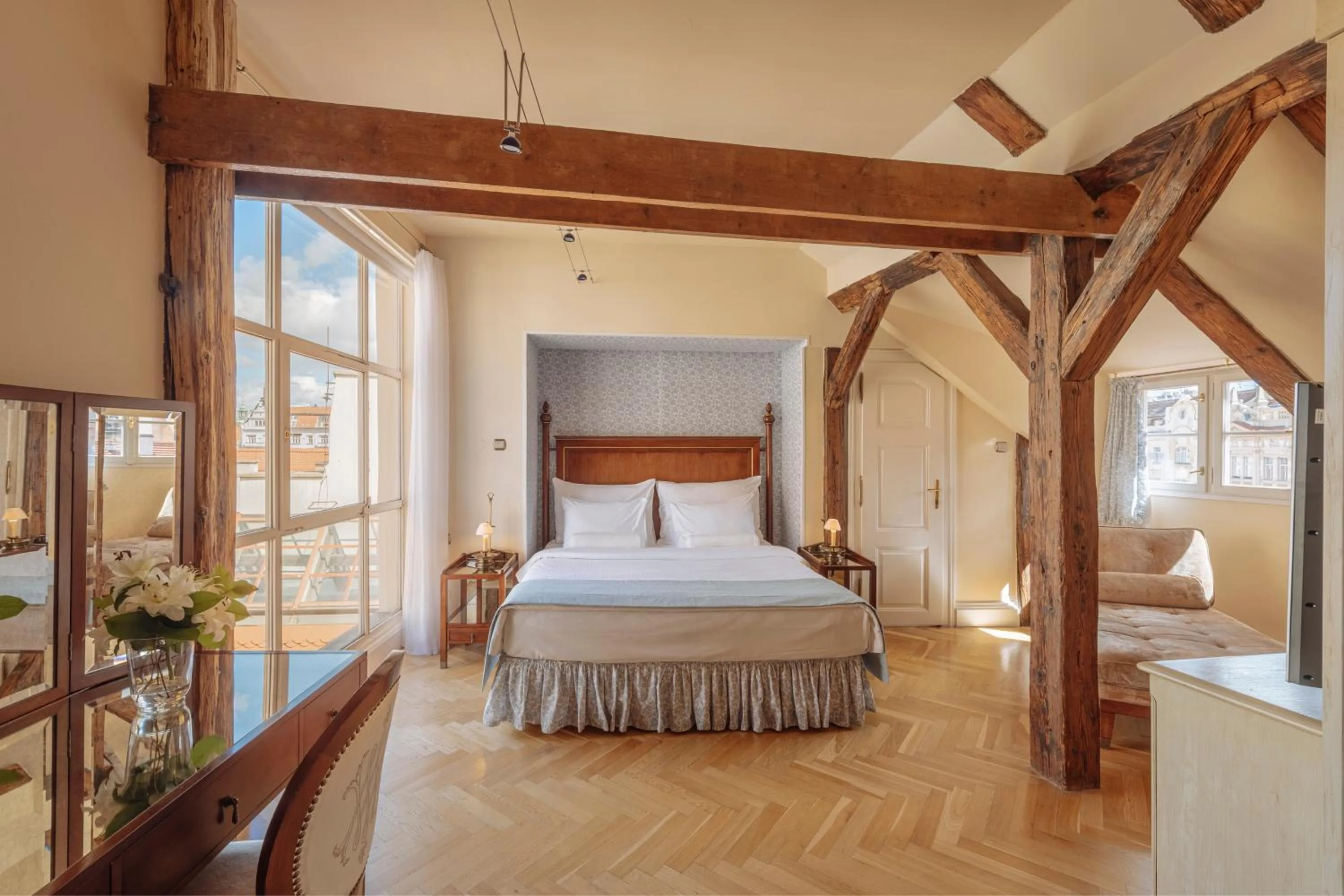 Bed in The Mozart Prague