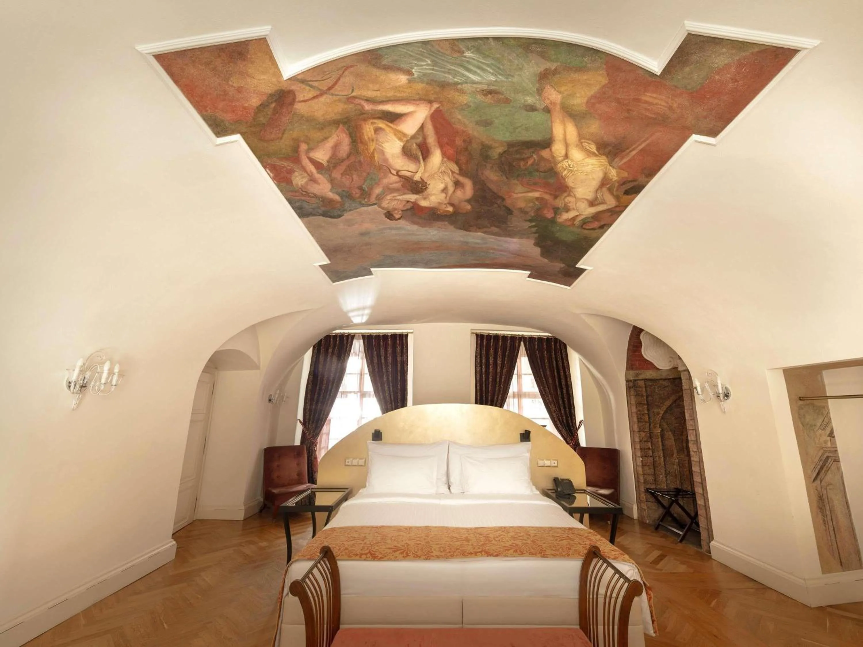 Bedroom, Bed in The Mozart Prague